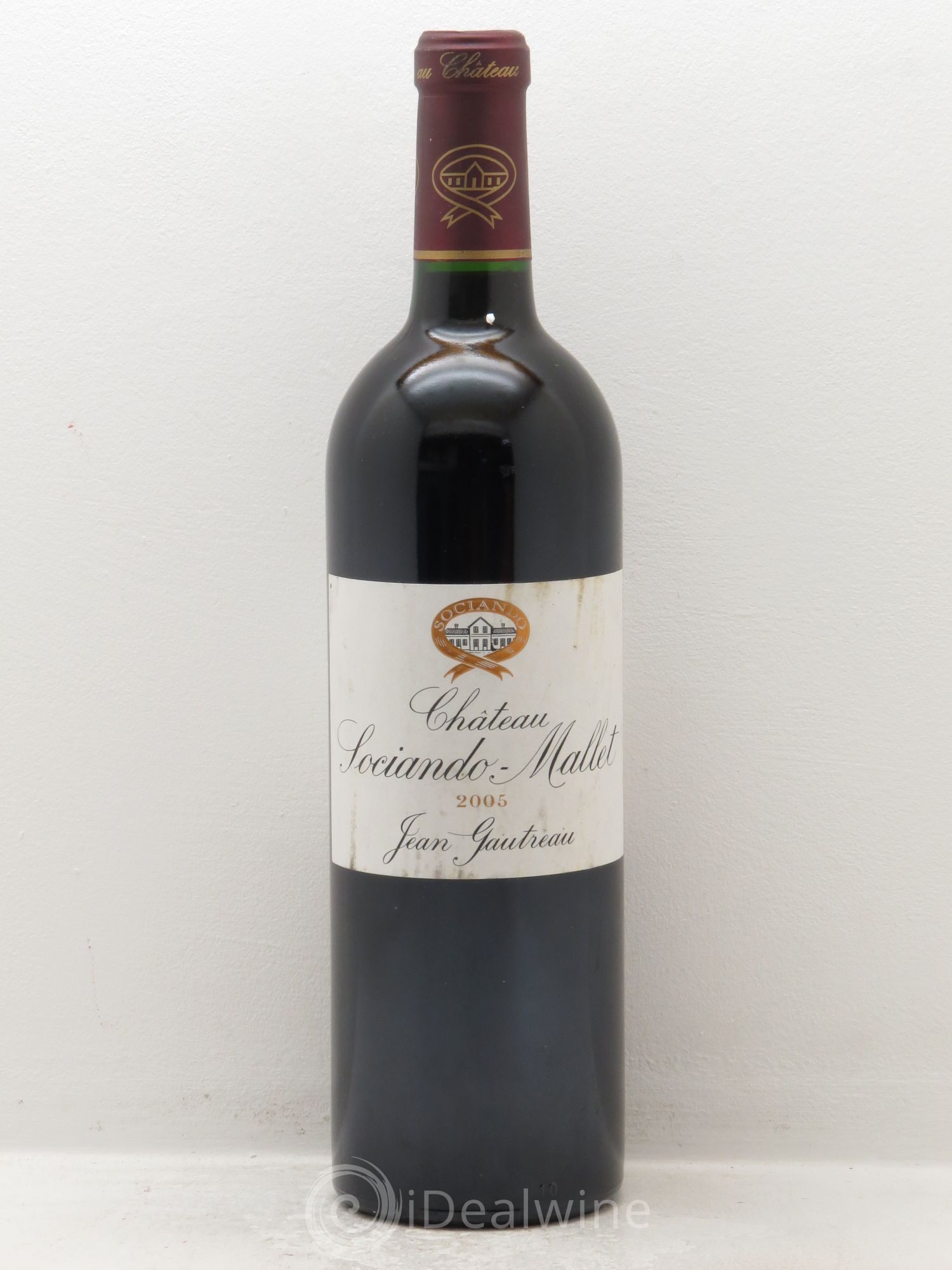 Château Sociando Mallet 2005 - Lot de 1 bouteille - 0