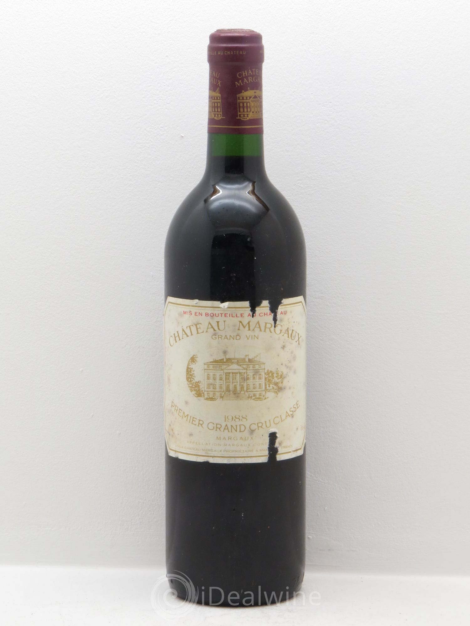 Château Margaux 1er Grand Cru Classé 1988 - Lot de 1 bouteille - 0
