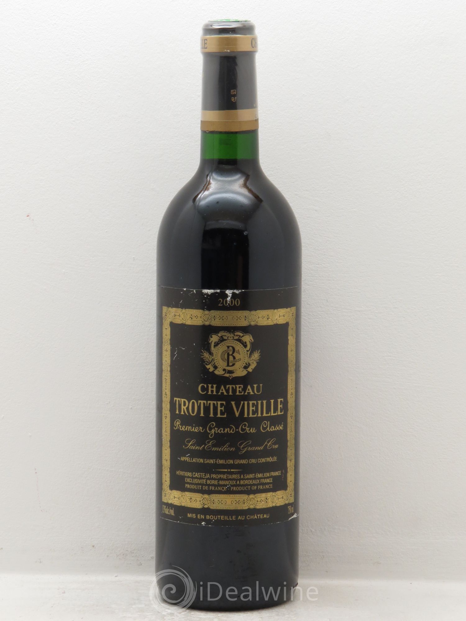 Château Trotte Vieille 1er Grand Cru Classé B 2000 - Lot de 1 bouteille - 0