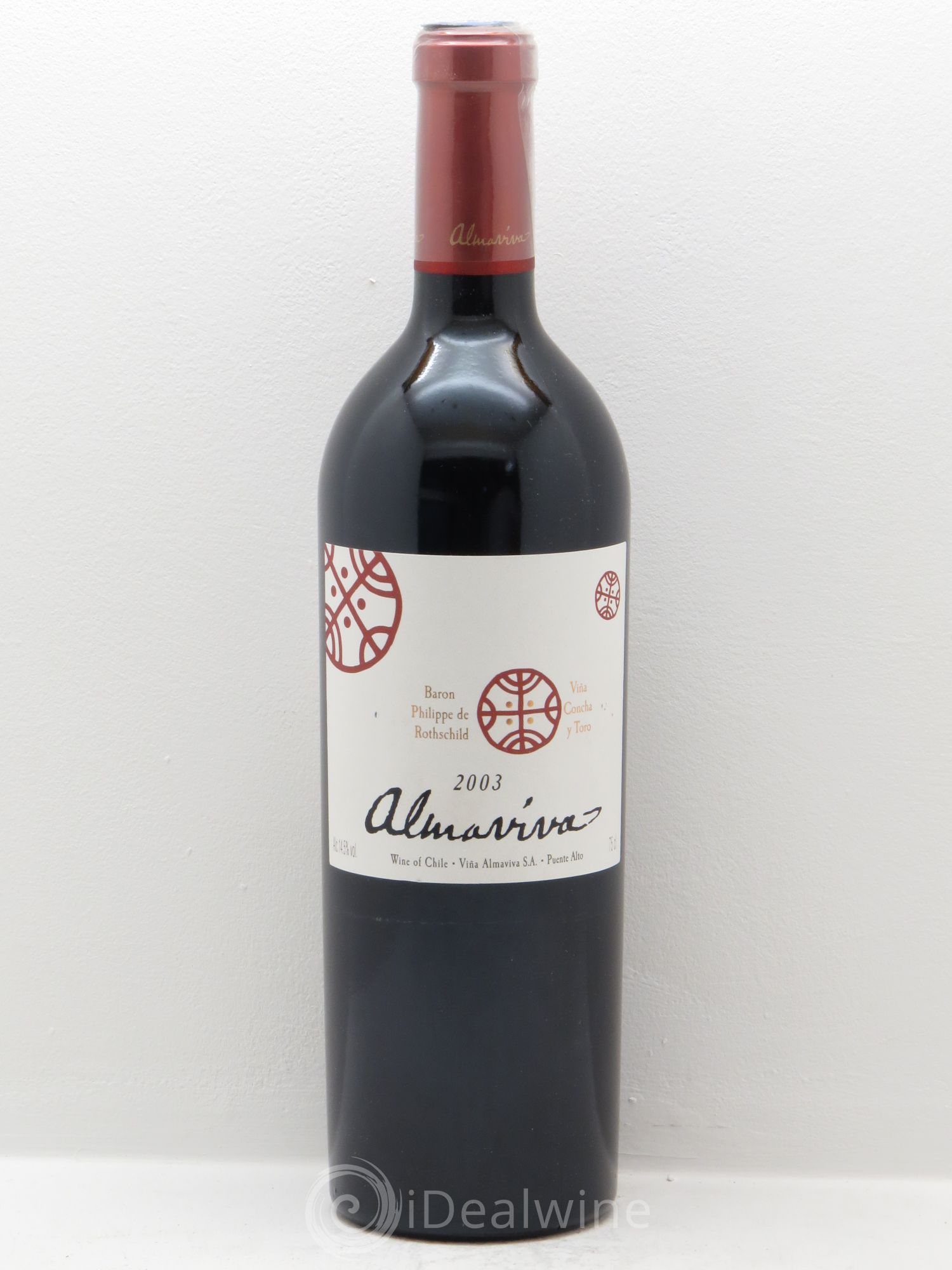 Chili Almaviva Baron P. de Rothschild Concha y Toro 2003 - Lot de 1 bouteille - 0