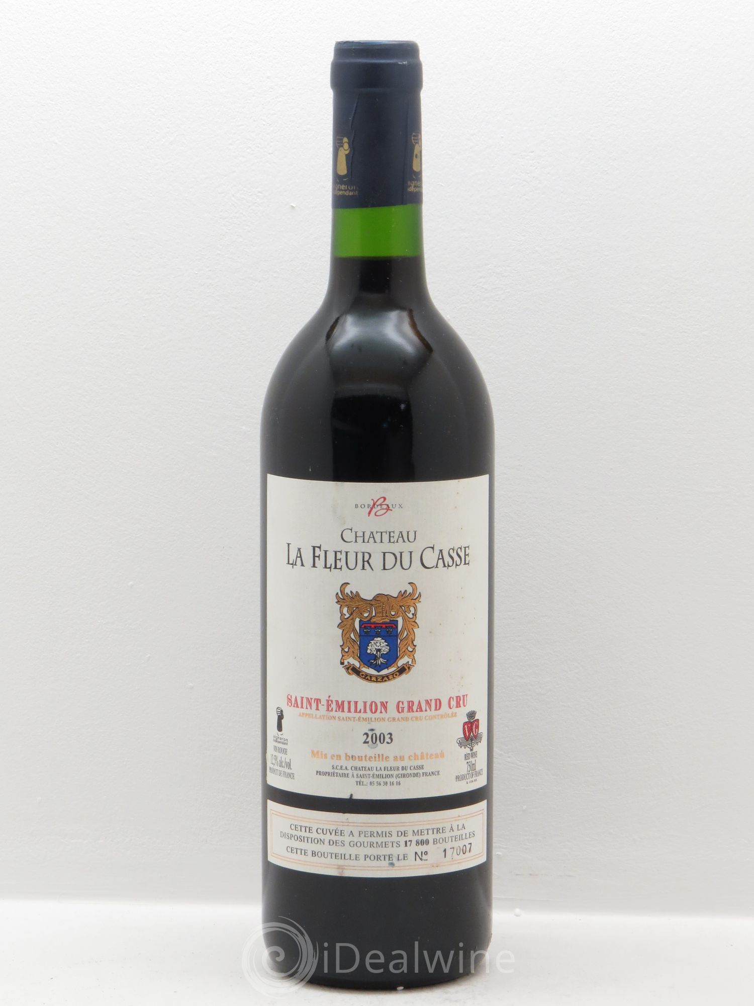 Saint-Émilion Château Fleur Ducasse 2003 - Posten von 1 Flasche - 0