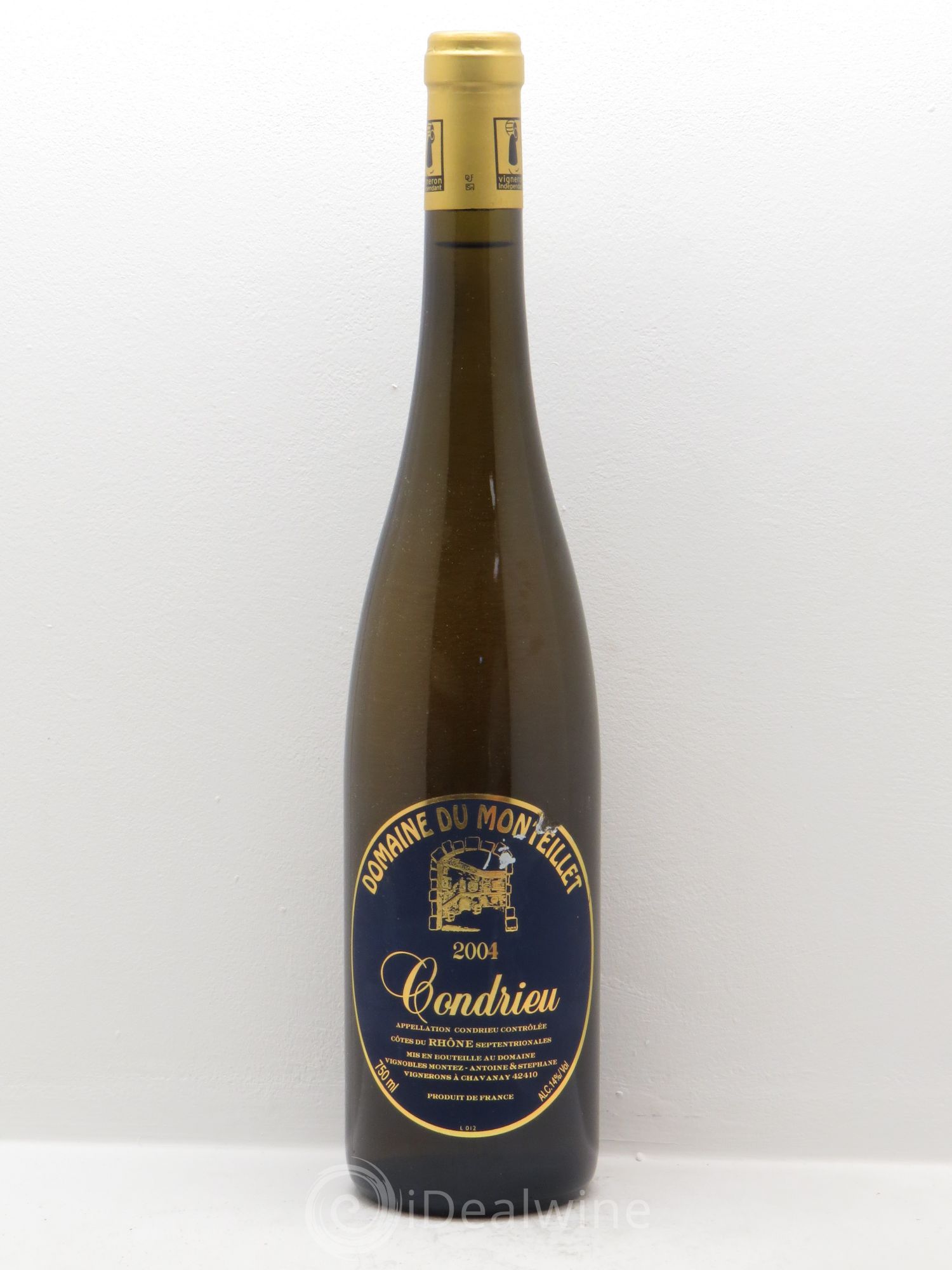 Condrieu Domaine de Monteillet 2004 - Posten von 1 Flasche - 0