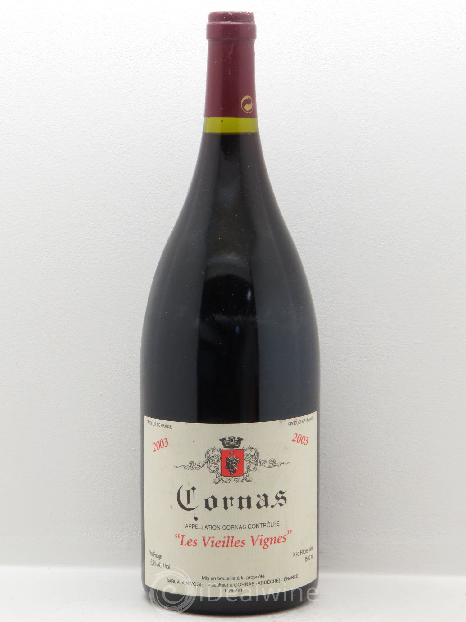 Cornas Les Vieilles Vignes Alain Voge (Domaine) 2003 - Lot de 1 magnum - 0