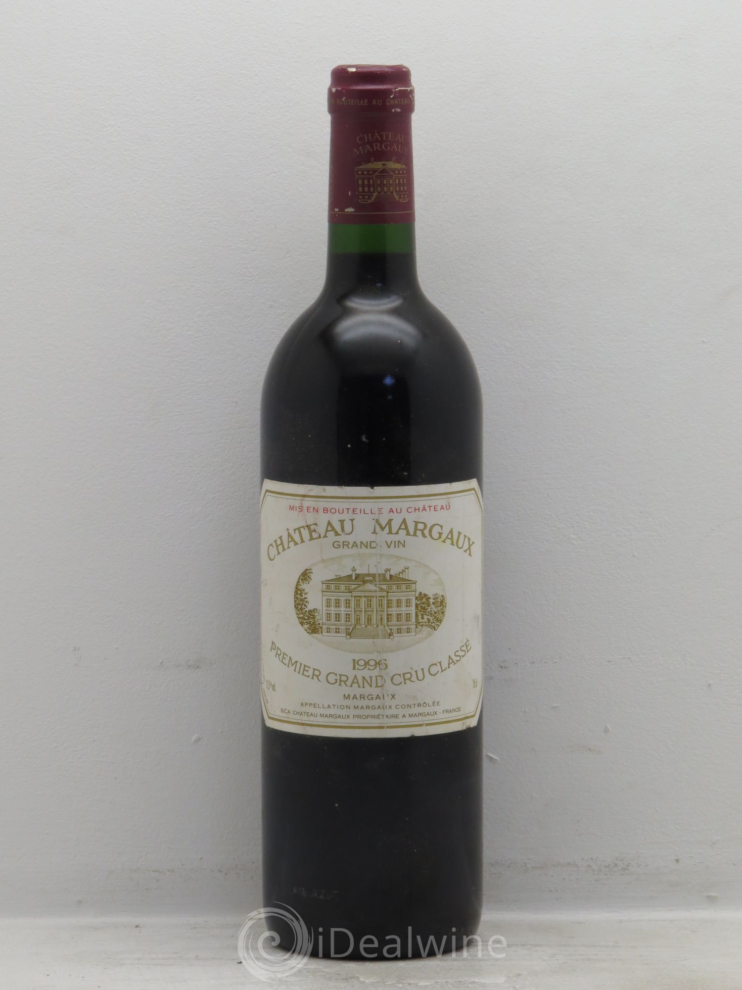 Château Margaux 1er Grand Cru Classé 1996 - Lot de 1 bouteille - 0