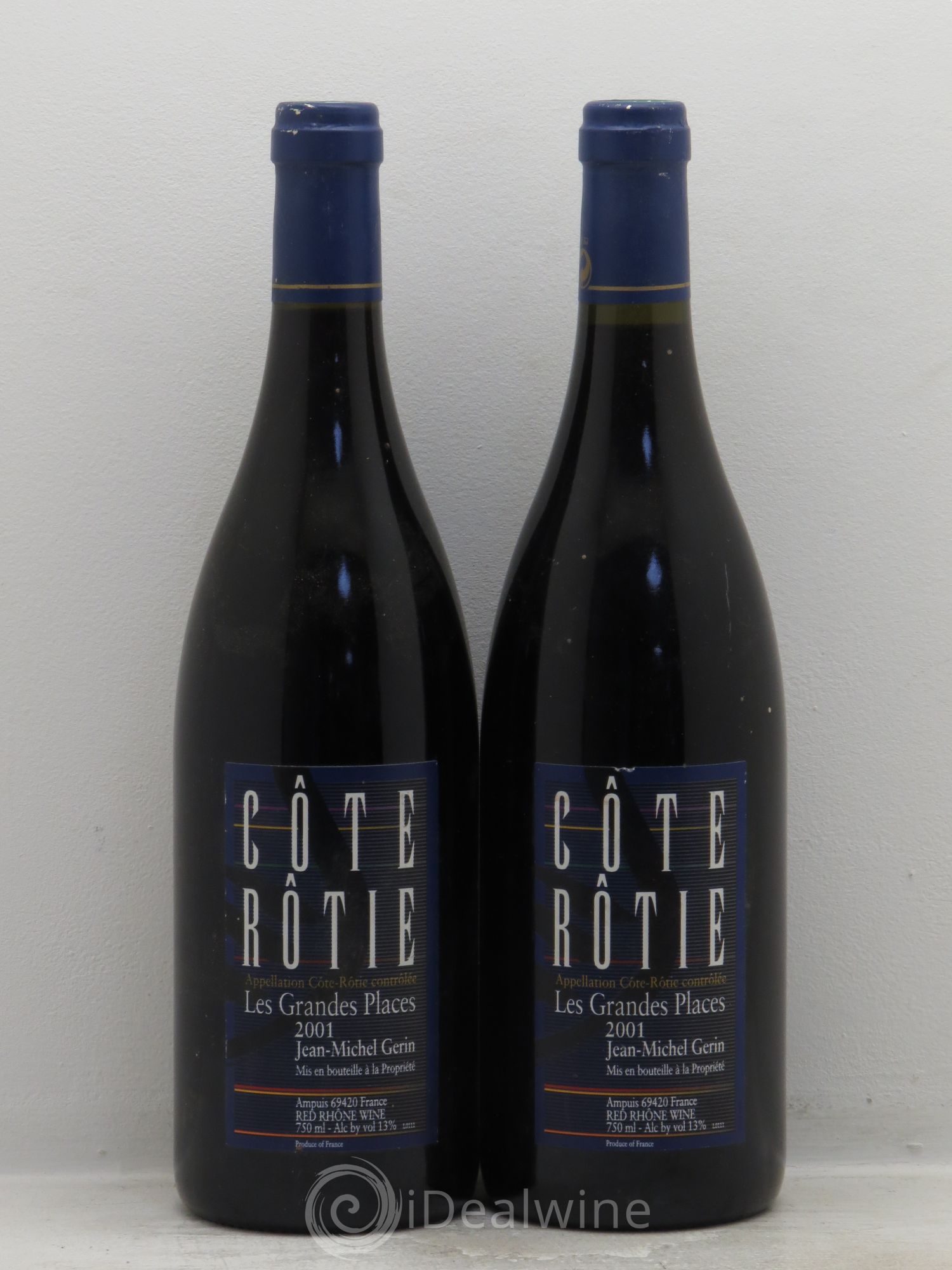Côte-Rôtie Les Grandes Places Jean-Michel Gerin 2001 - Lot de 2 bouteilles - 0