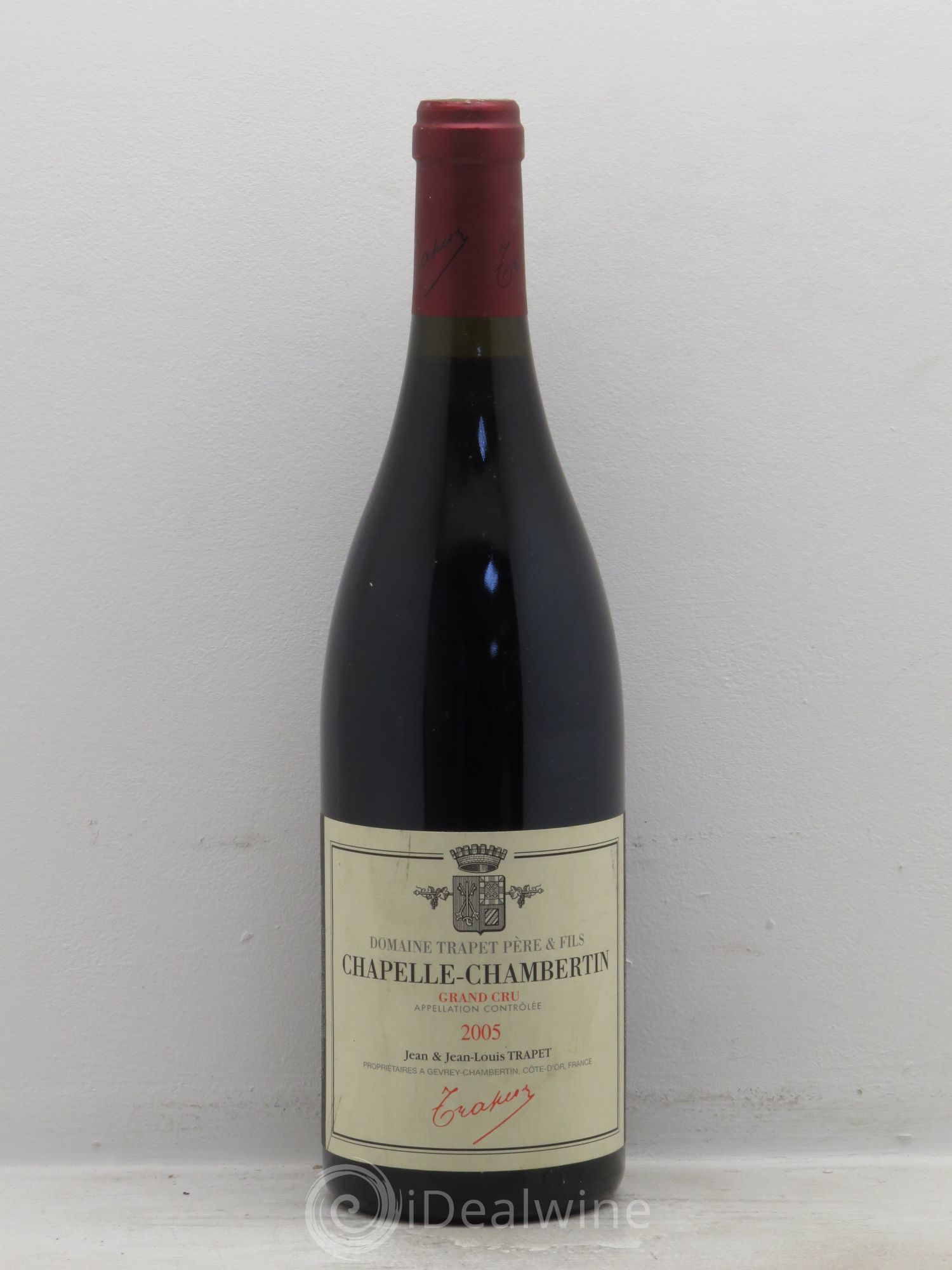Chapelle-Chambertin Grand Cru Domaine Trapet 2005 - Lot de 1 bouteille - 0