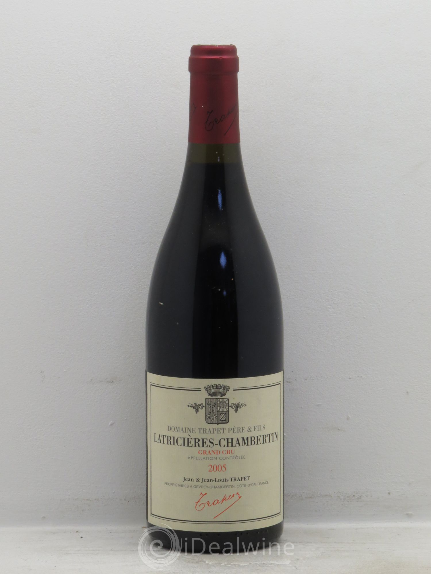 Latricières-Chambertin Grand Cru Domaine Trapet 2005 - Lot de 1 bouteille - 0