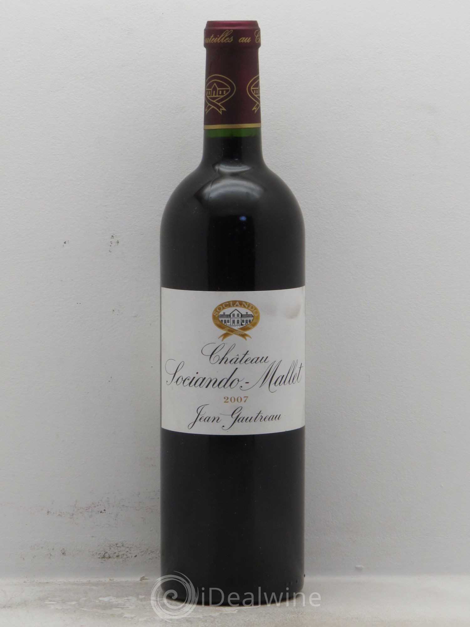 Château Sociando Mallet 2007 - Lot de 1 bouteille - 0