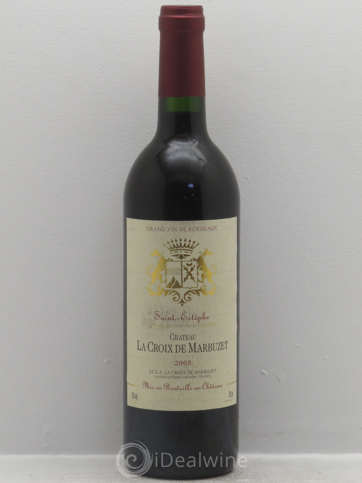 Château Saint-Estèphe La Croix de Marbuzet 2005 - Posten von 1 Flasche - 0