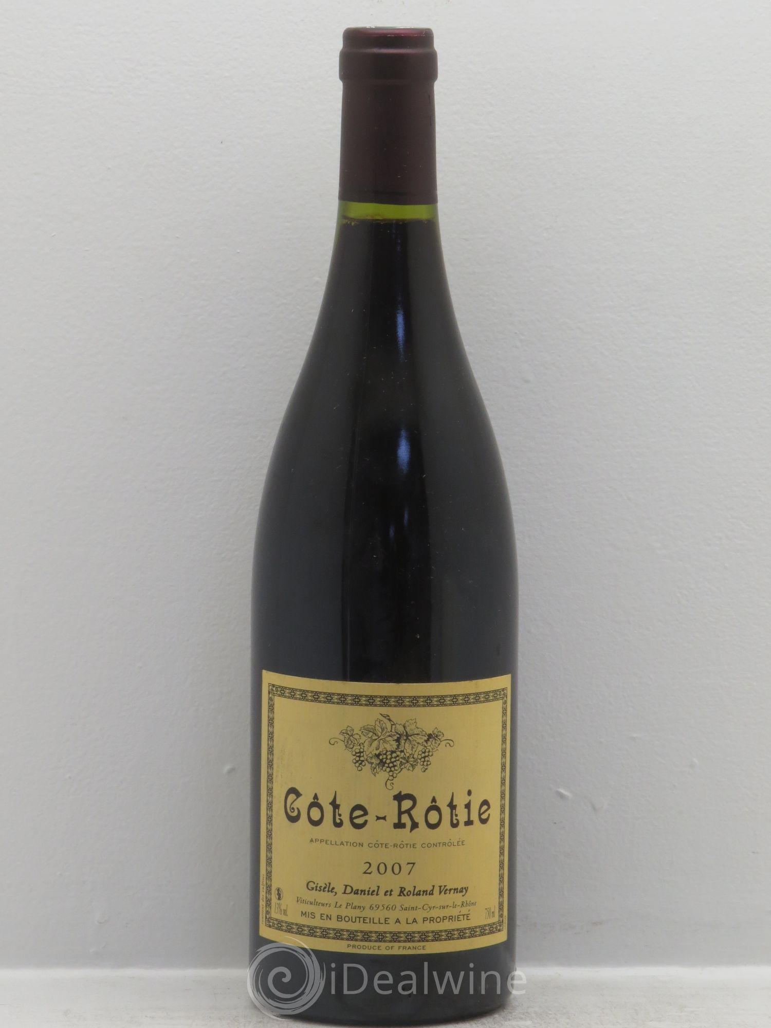 Côte-Rôtie Daniel et Roland Vernay 2007 - Lot de 1 bouteille - 0