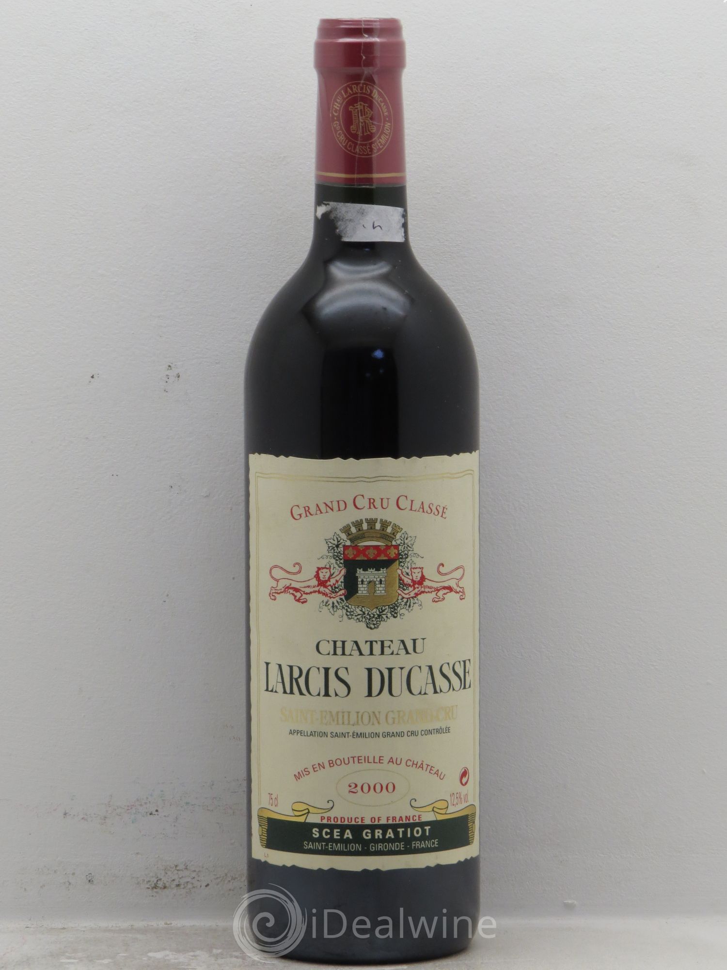 Château Larcis Ducasse 1er Grand Cru Classé B 2000 - Lot de 1 bouteille - 0
