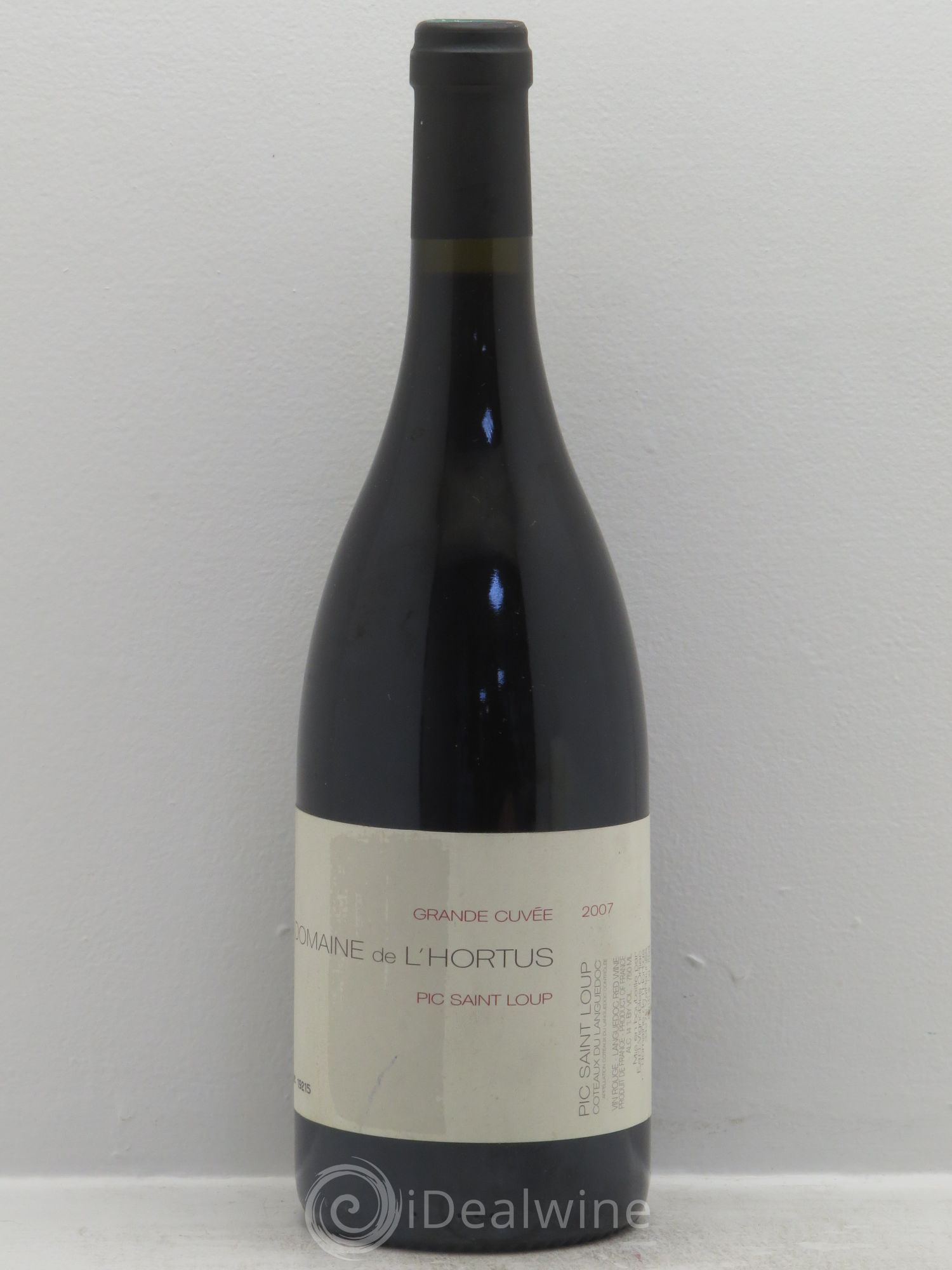 Pic Saint-Loup Domaine de L'Hortus Grande Cuvée Famille Orliac 2007 - Lot de 1 bouteille - 0