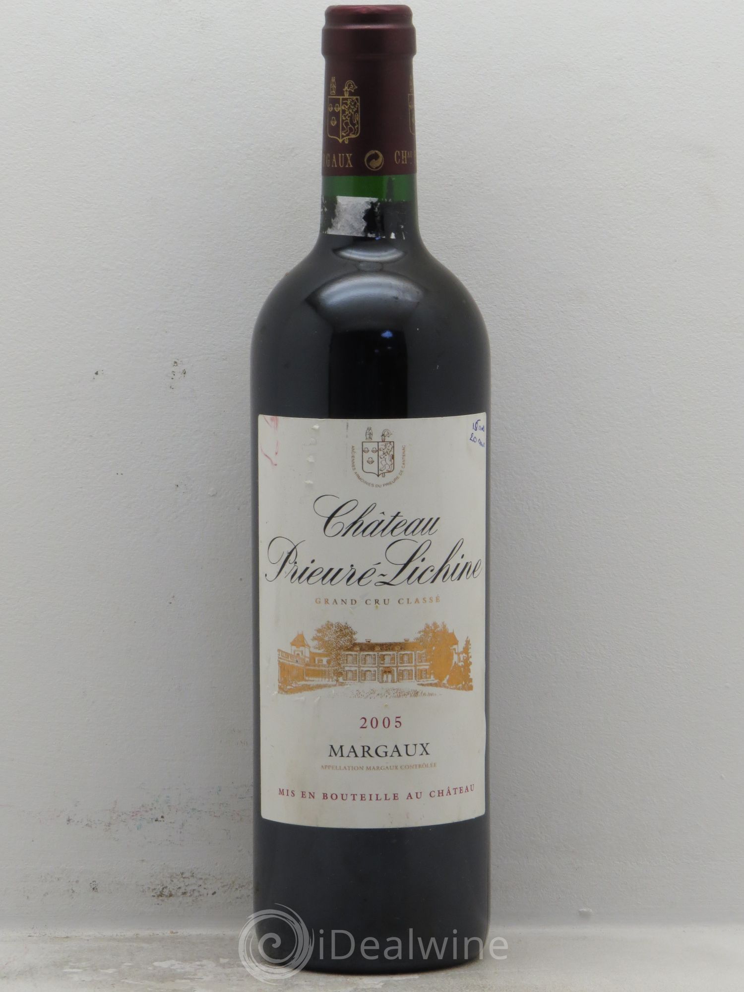 Château Prieuré Lichine 4ème Grand Cru Classé 2005 - Lot de 1 bouteille - 0