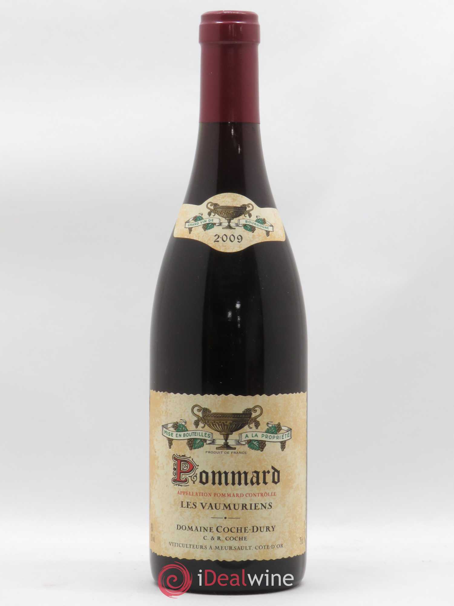 Pommard les Vaumuriens Coche Dury (Domaine) 2009 - Lot de 1 bouteille - 0