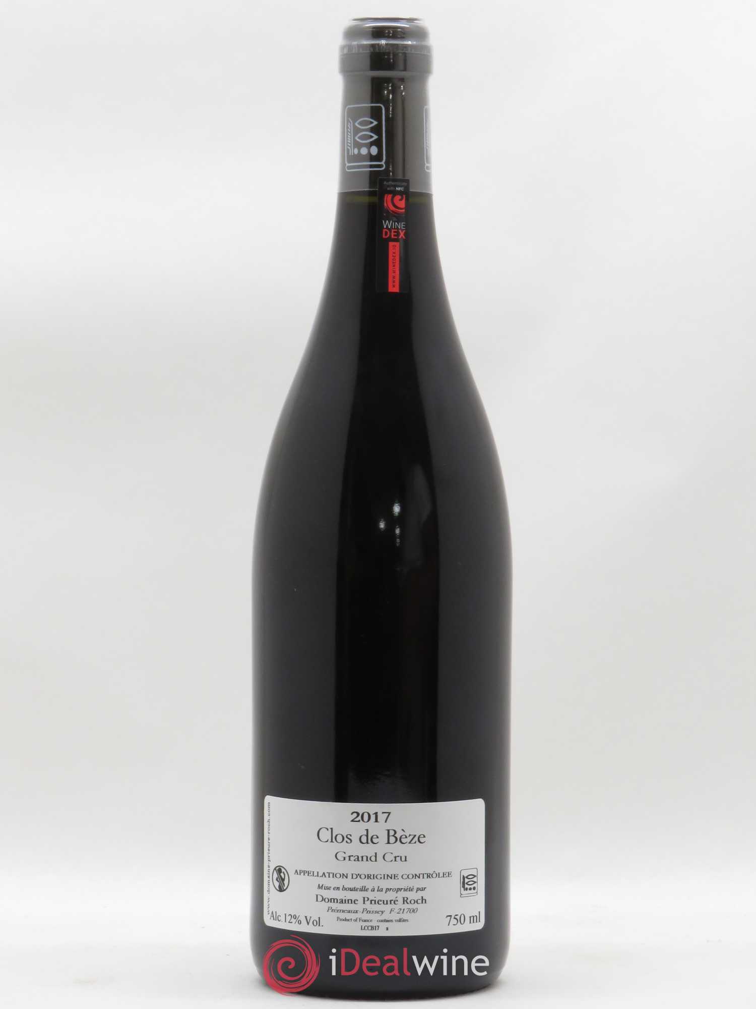 Chambertin Clos de Bèze Grand Cru Prieuré Roch 2017 - Lot de 1 bouteille - 1