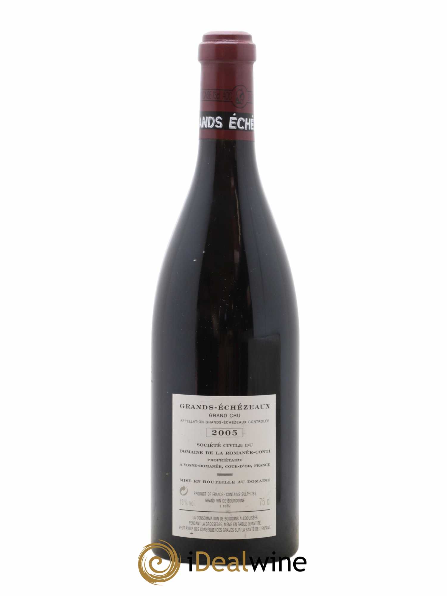 Grands-Echezeaux Grand Cru Domaine de la Romanée-Conti 2005 - Lot de 1 bouteille - 1