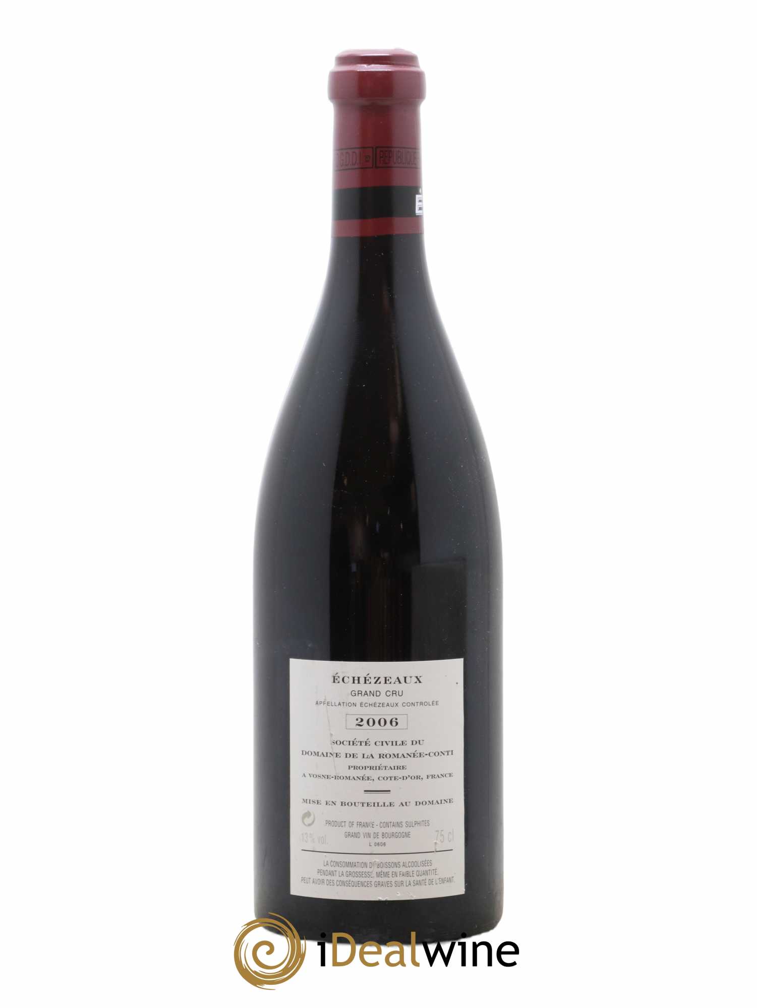 Echezeaux Grand Cru Domaine de la Romanée-Conti 2006 - Lot de 1 bouteille - 1