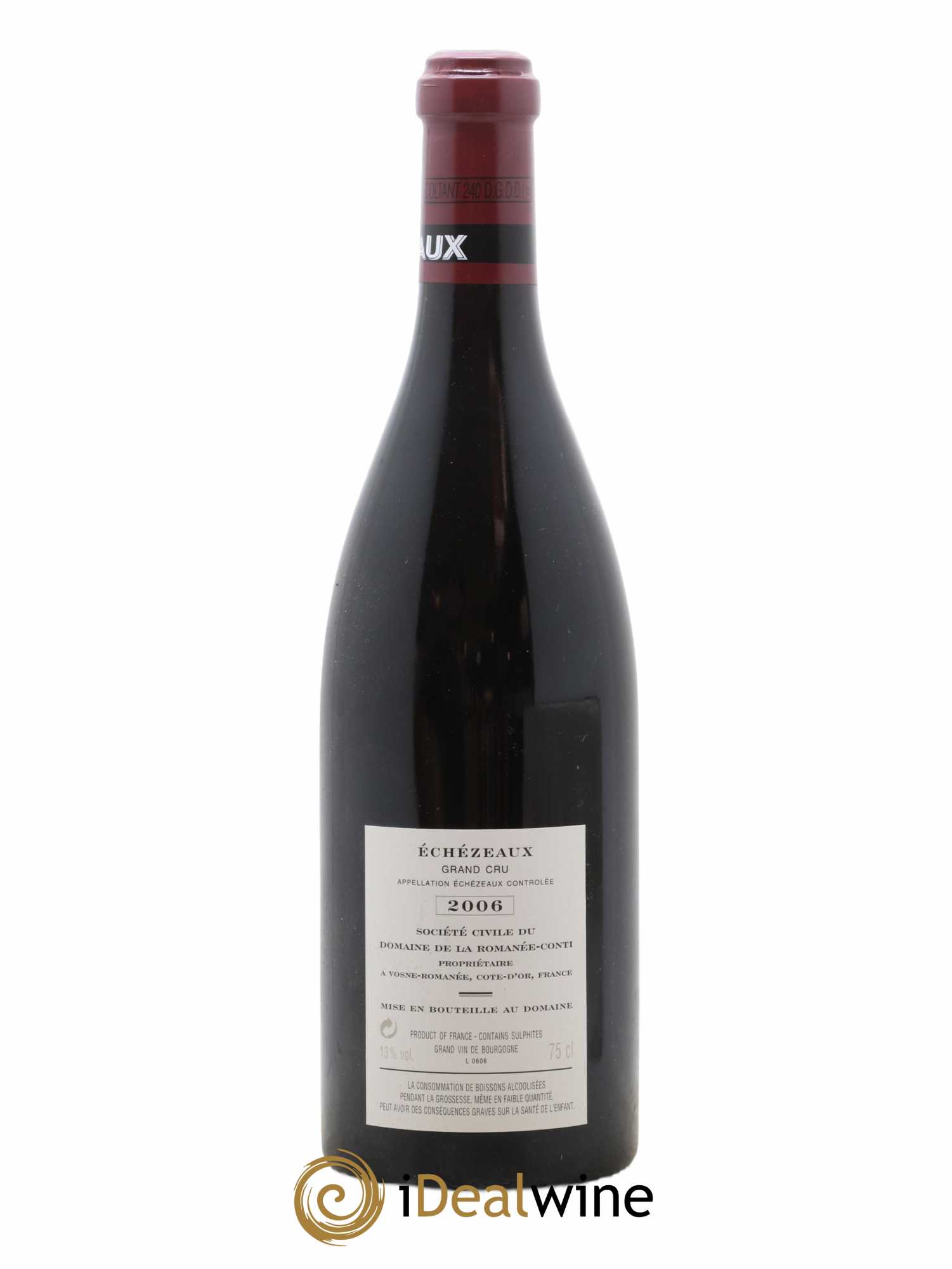 Echezeaux Grand Cru Domaine de la Romanée-Conti 2006 - Lot de 1 bouteille - 1