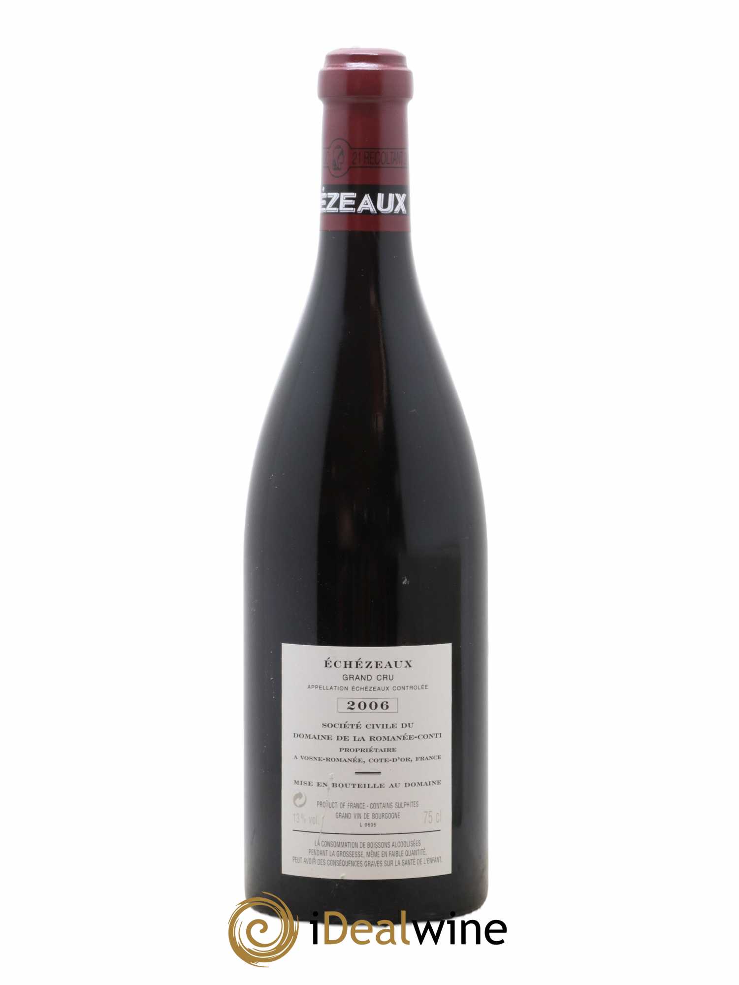 Echezeaux Grand Cru Domaine de la Romanée-Conti 2006 - Lot de 1 bouteille - 1