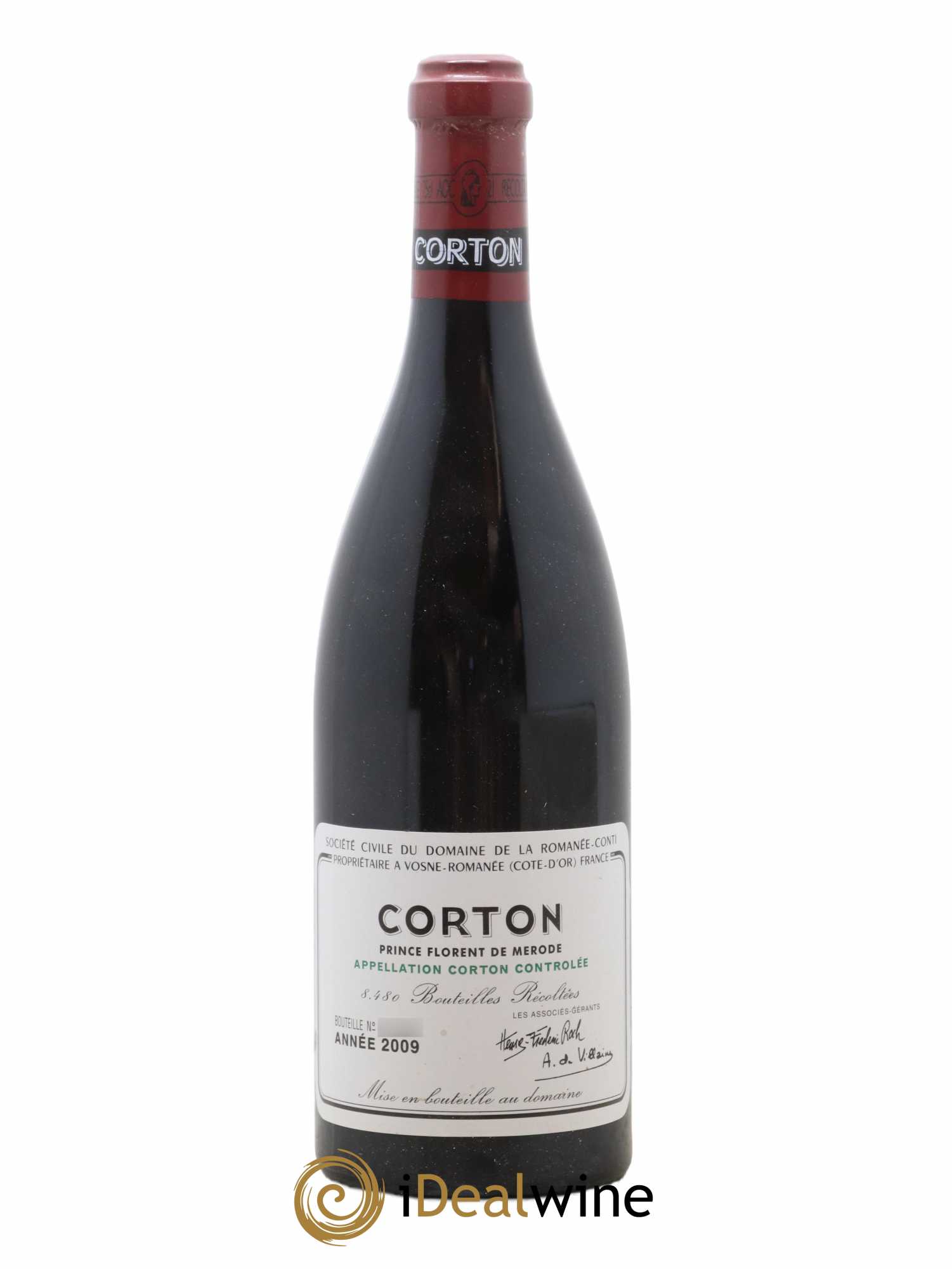 Corton Grand Cru Domaine de la Romanée-Conti 2009 - Lot de 1 bouteille - 0