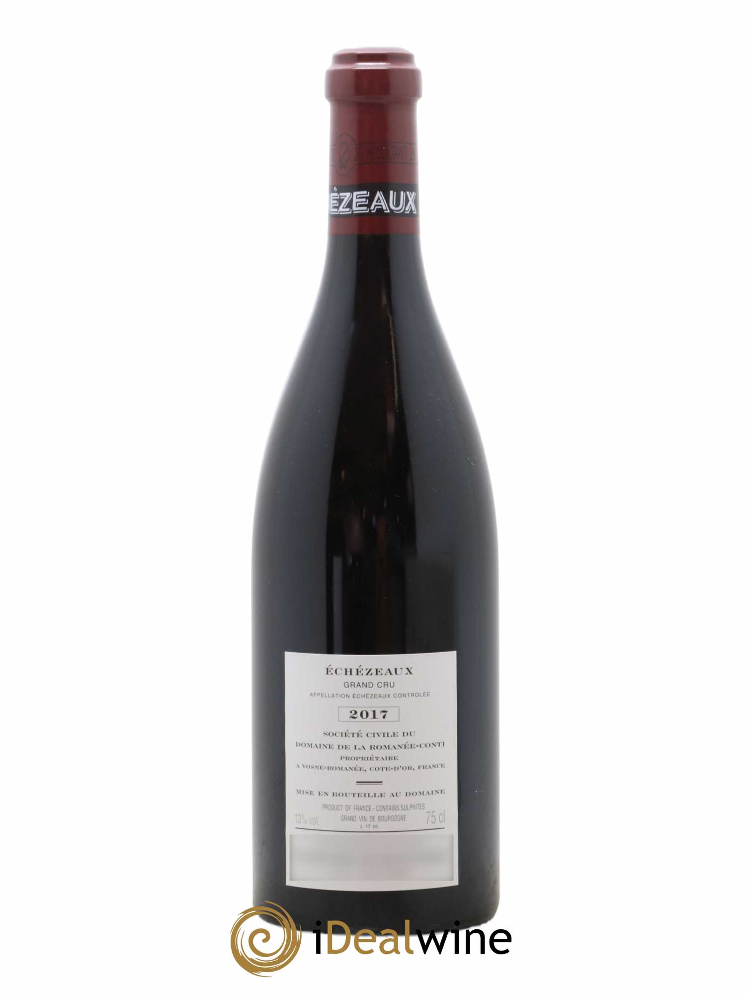 Echezeaux Grand Cru Domaine de la Romanée-Conti 2017 - Lot de 1 bouteille - 1