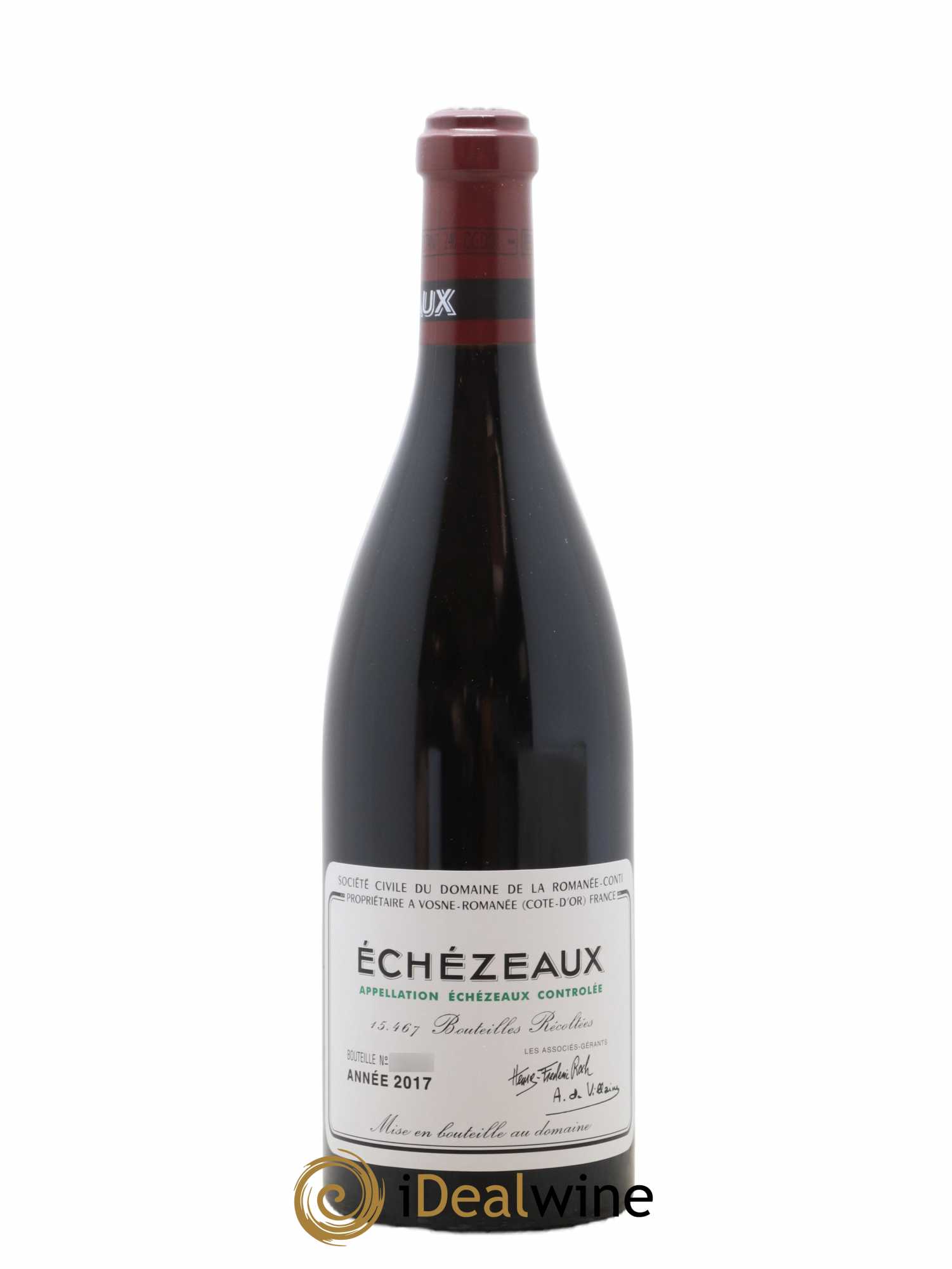 Echezeaux Grand Cru Domaine de la Romanée-Conti 2017 - Lot de 1 bouteille - 0