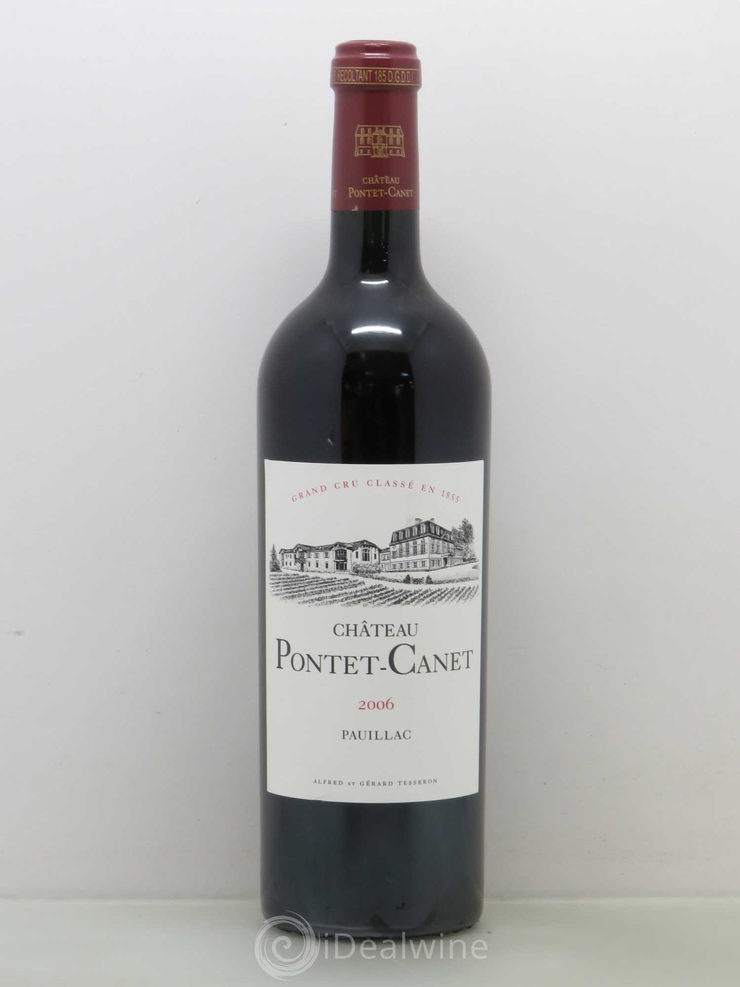 Château Pontet Canet 5ème Grand Cru Classé 2006 - Lot de 1 bouteille - 0