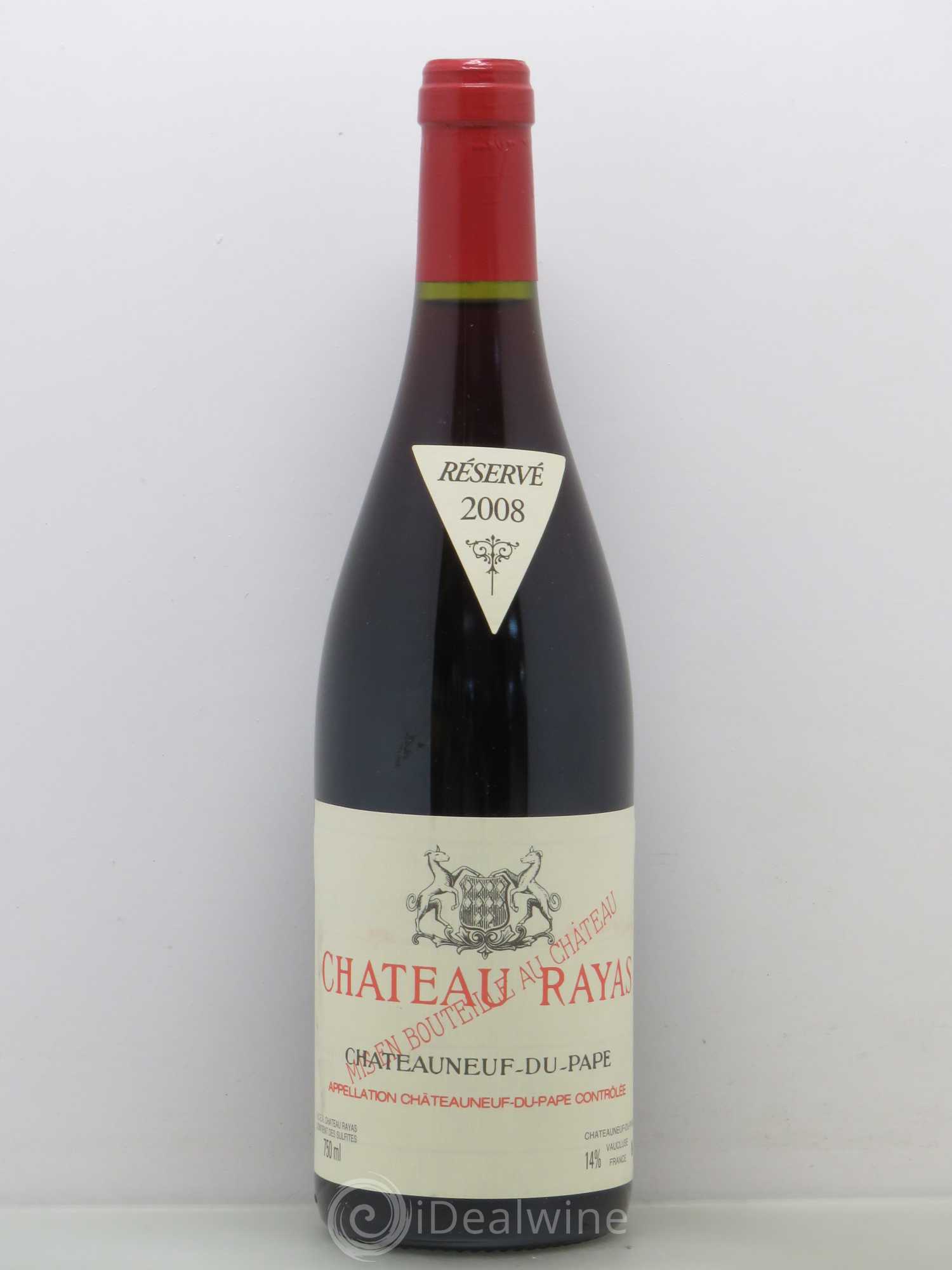 Châteauneuf-du-Pape Château Rayas Emmanuel Reynaud 2008 - Lot de 1 bouteille - 0