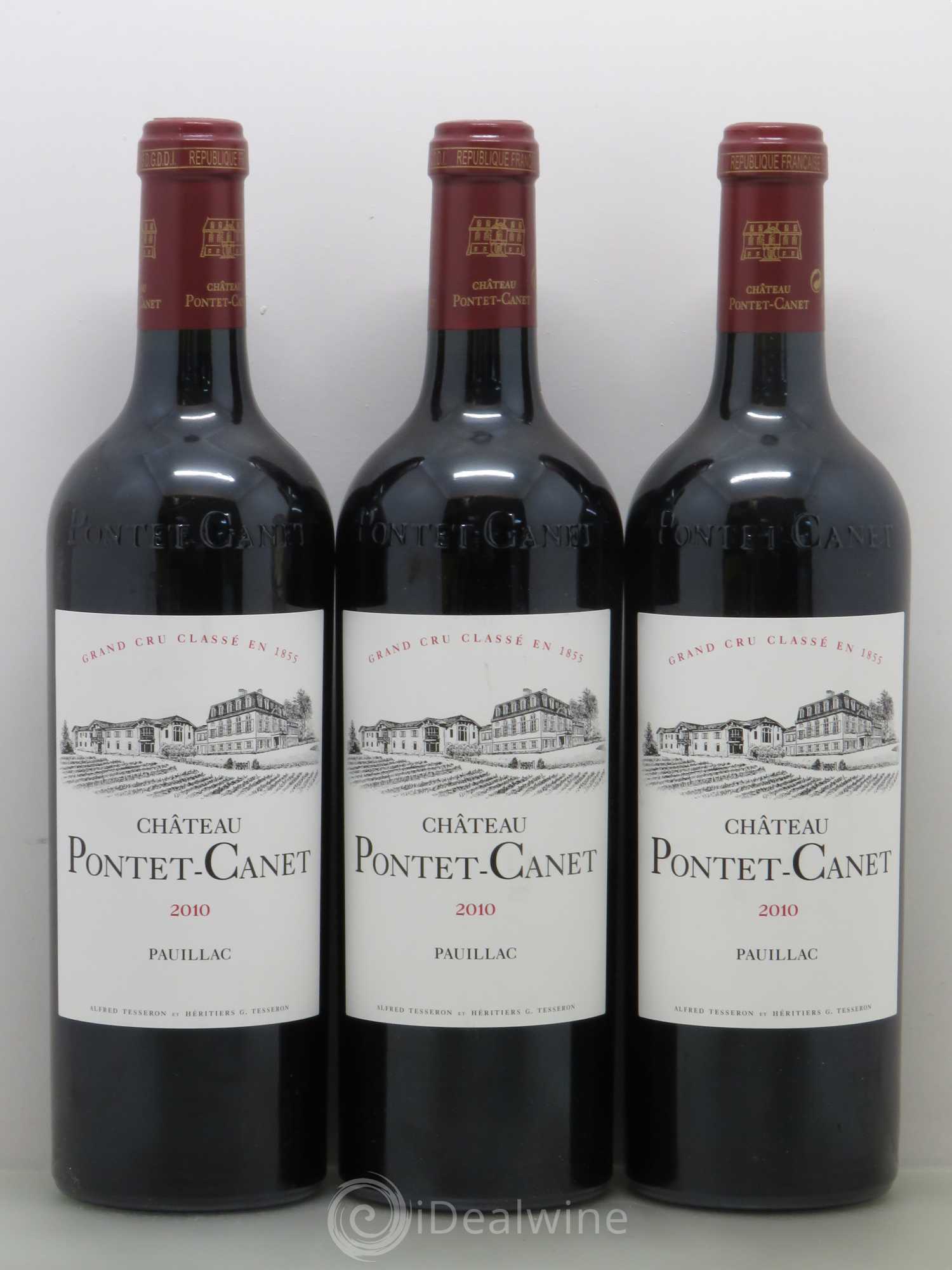 Château Pontet Canet 5ème Grand Cru Classé 2010 - Lot de 6 bouteilles - 2