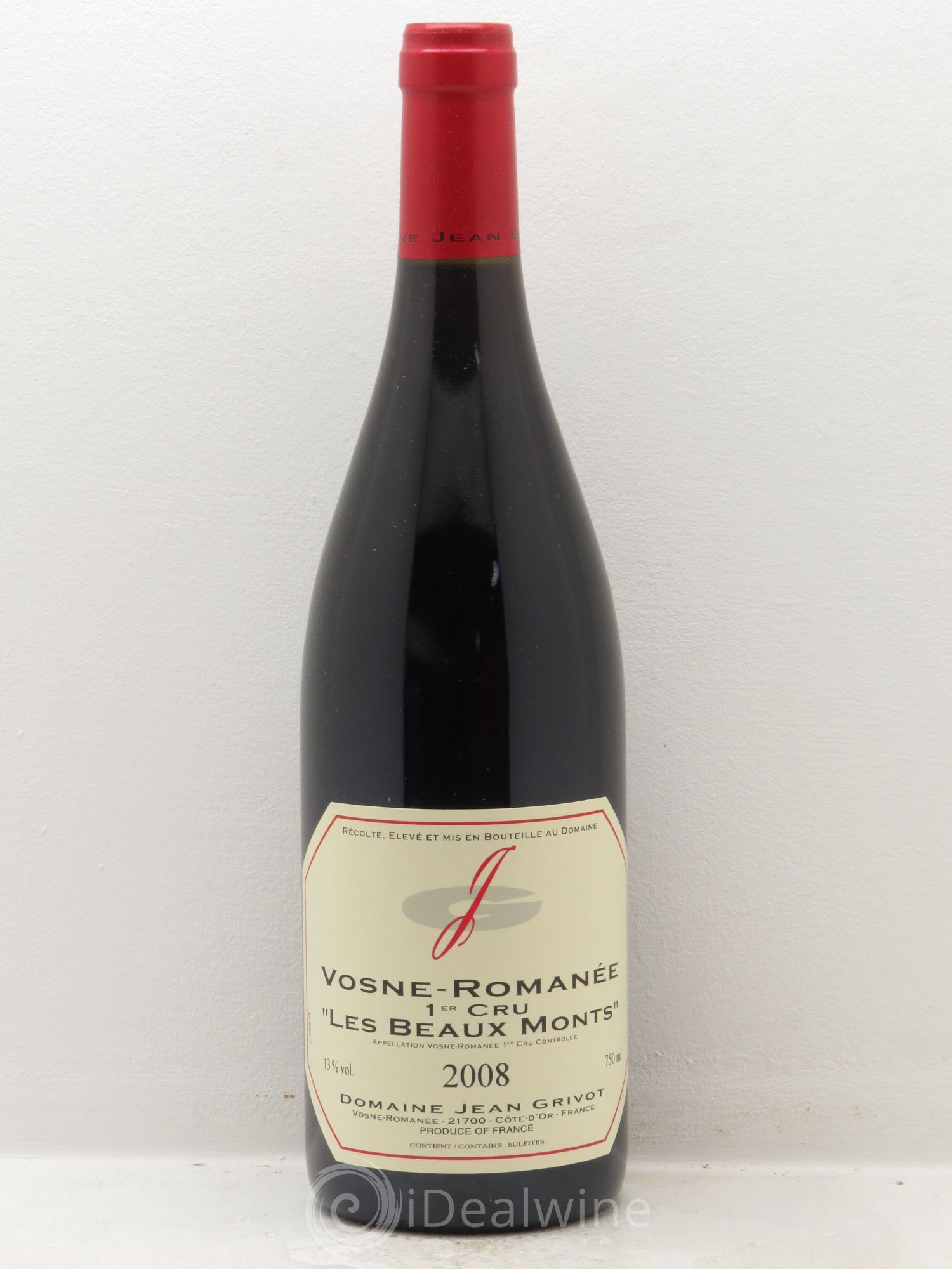 Vosne-Romanée 1er Cru Les Beaux-Monts Jean Grivot 2008 - Lotto di 1 bottiglia - 0