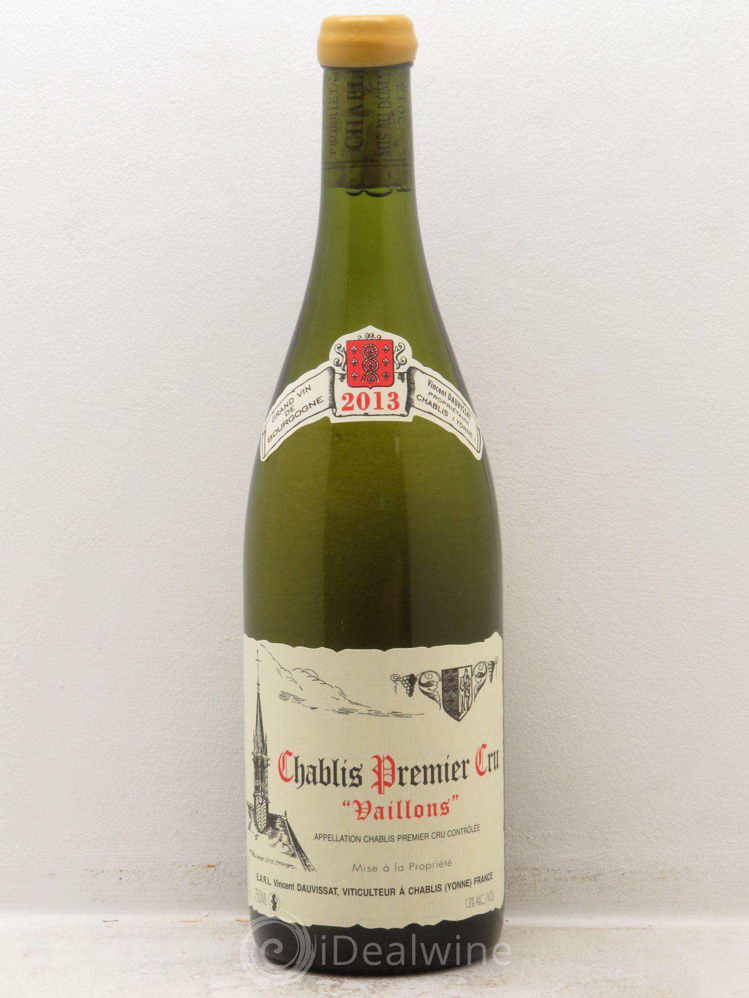 Chablis 1er Cru Vaillons Vincent Dauvissat (Domaine) 2013 - Lot de 1 bouteille - 0