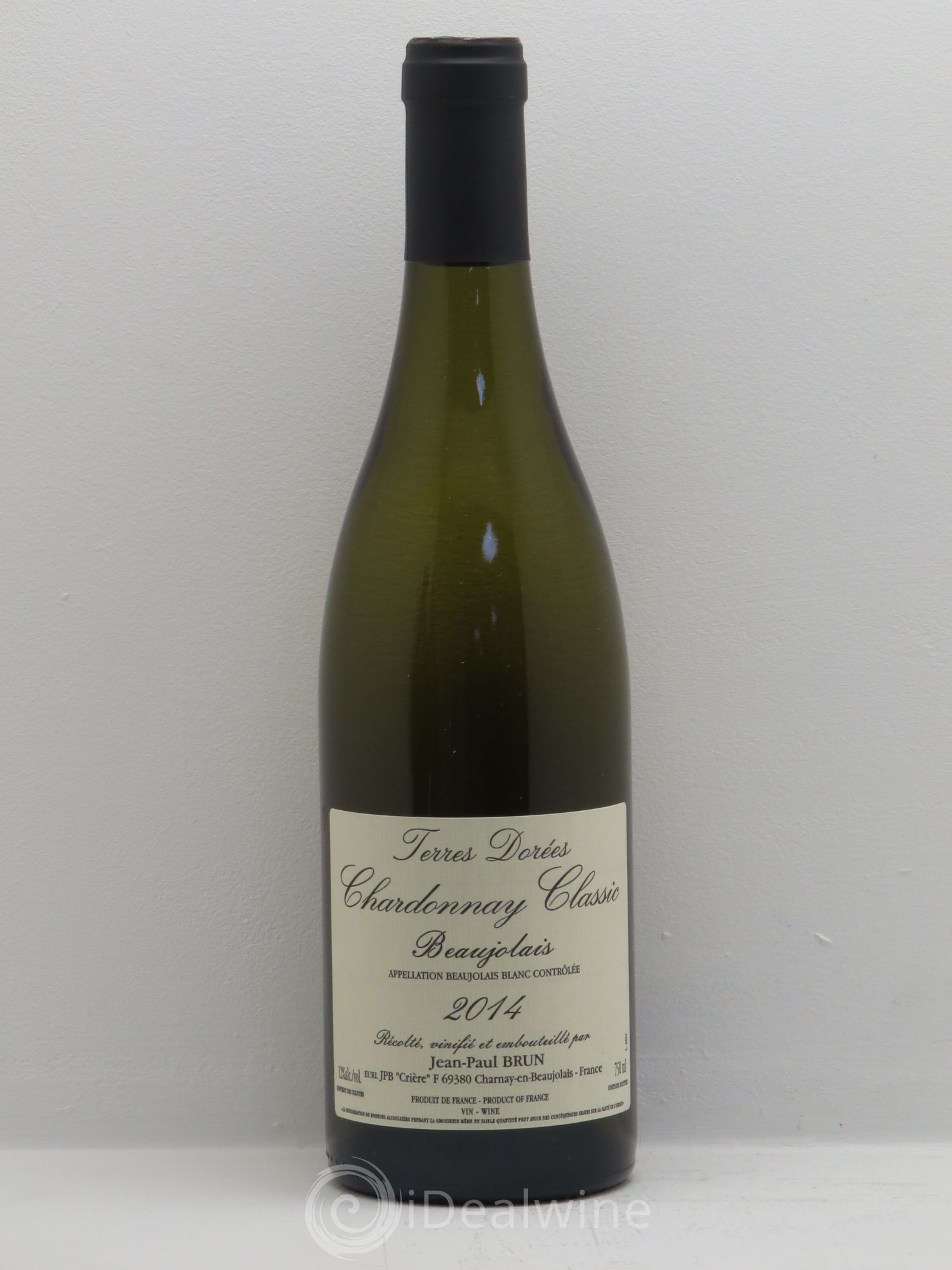 Beaujolais Chardonnay Classic Terres dorées - J-P. Brun (Domaine des) 2014 - Lot de 1 bouteille - 0