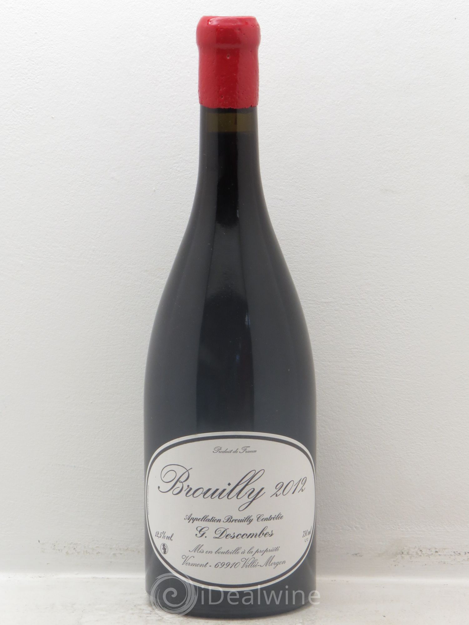 Brouilly Vieilles vignes Georges Descombes (Domaine) 2012 - Lot de 1 bouteille - 0