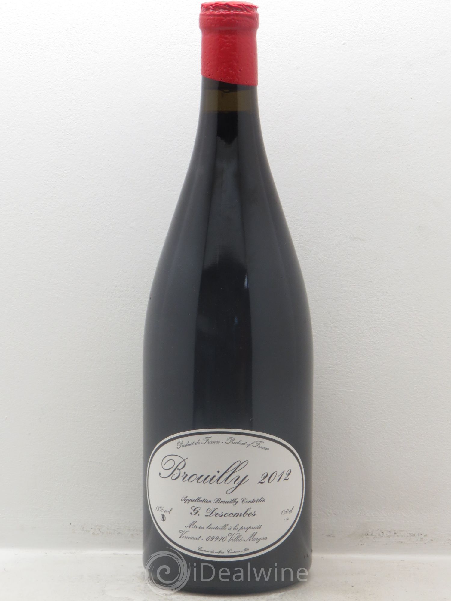 Brouilly Vieilles vignes Georges Descombes (Domaine) 2012 - Lot de 1 magnum - 0