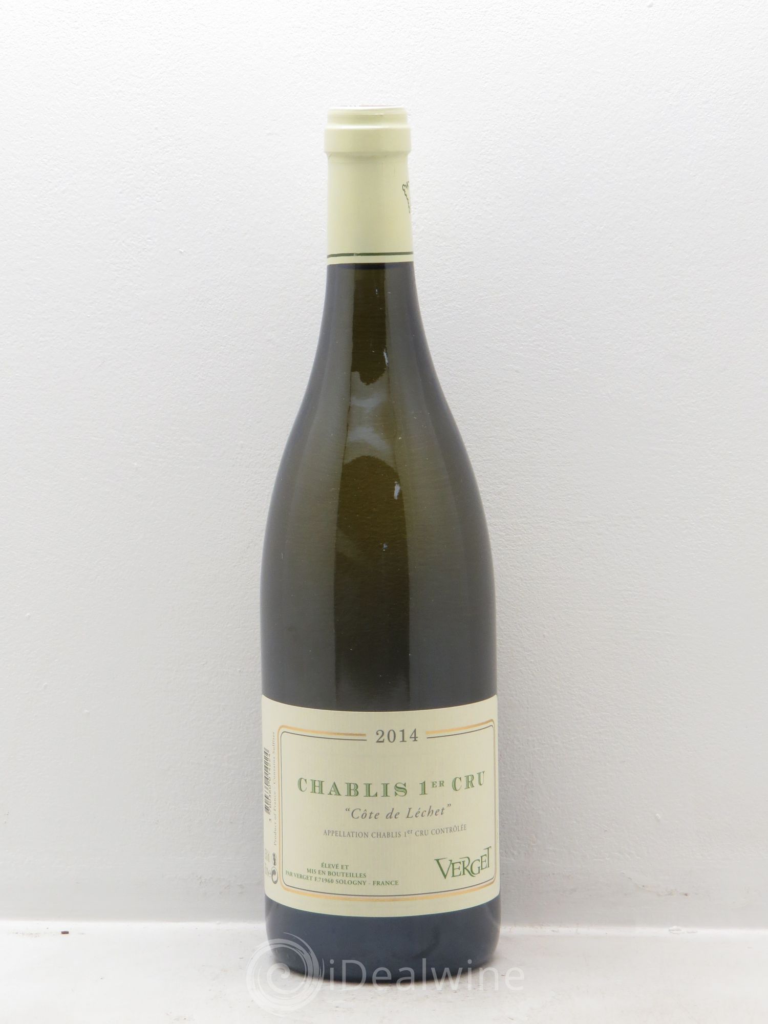 Chablis 1er Cru Côte de lechet Verget 2014 - Lot de 1 bouteille - 0