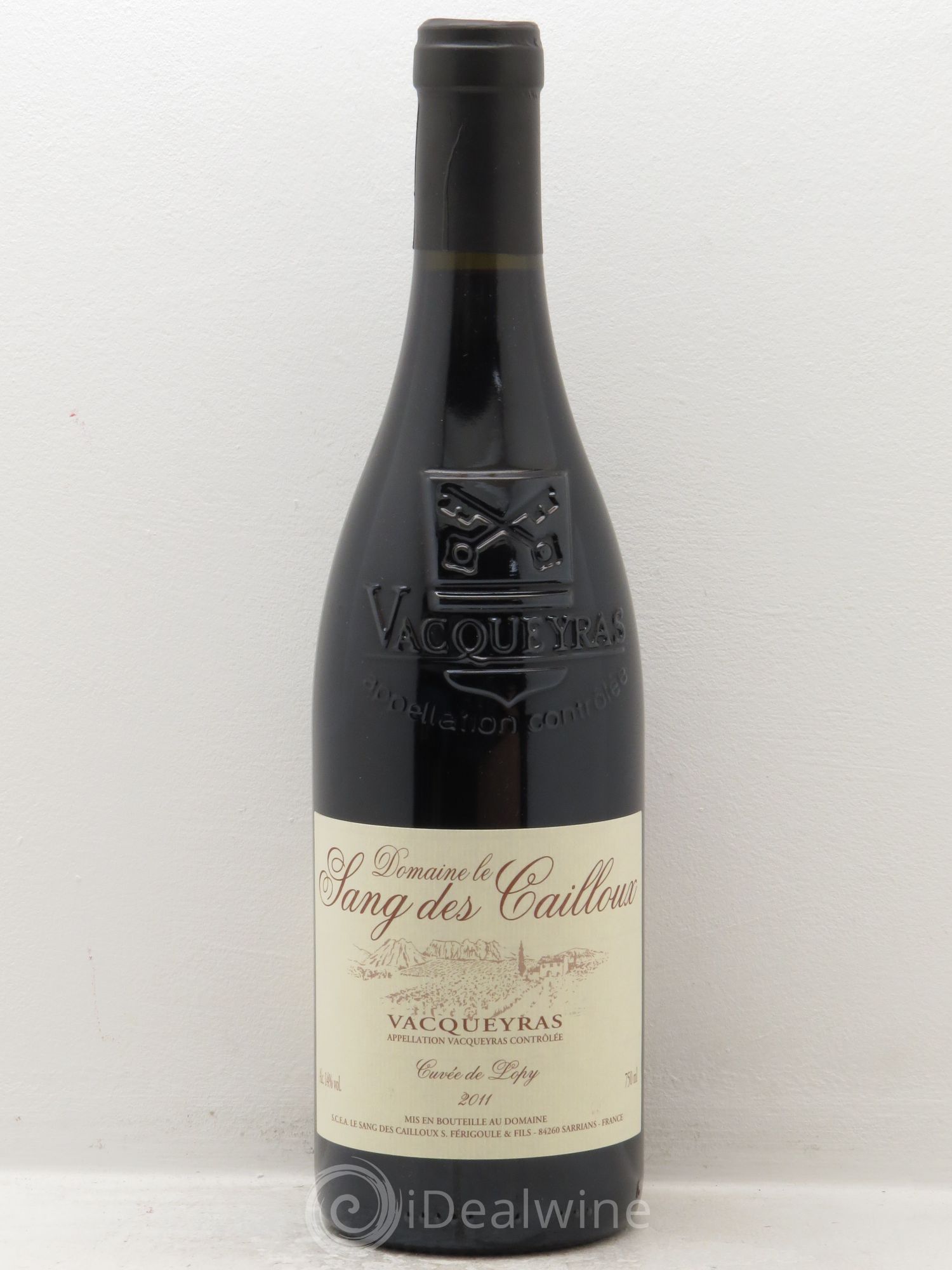 Vacqueyras Cuvée de Lopy Le Sang des Cailloux 2011 - Lot de 1 bouteille - 0