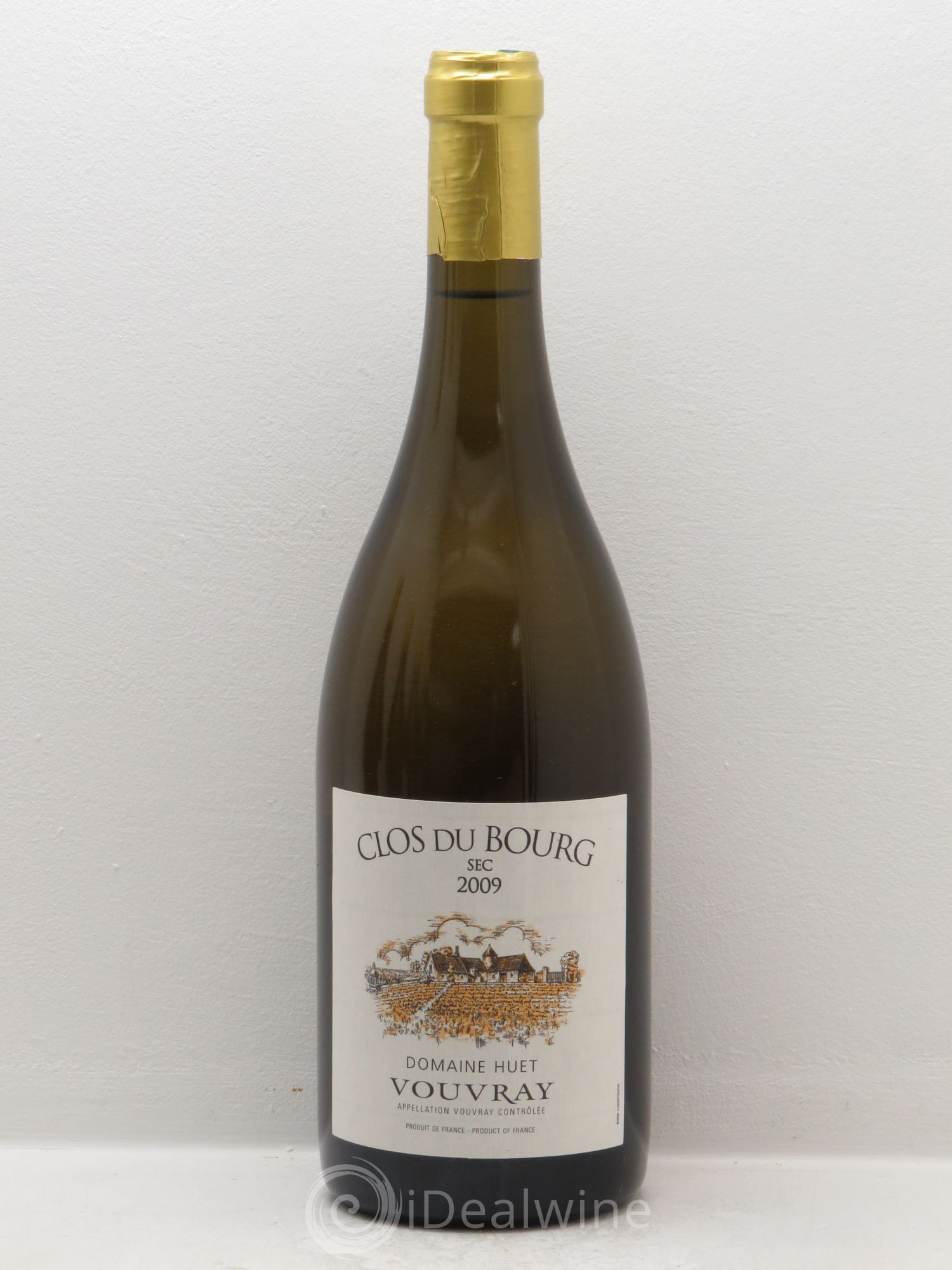 Vouvray Clos du Bourg Sec Domaine Huet 2009 - Lot de 1 bouteille - 0