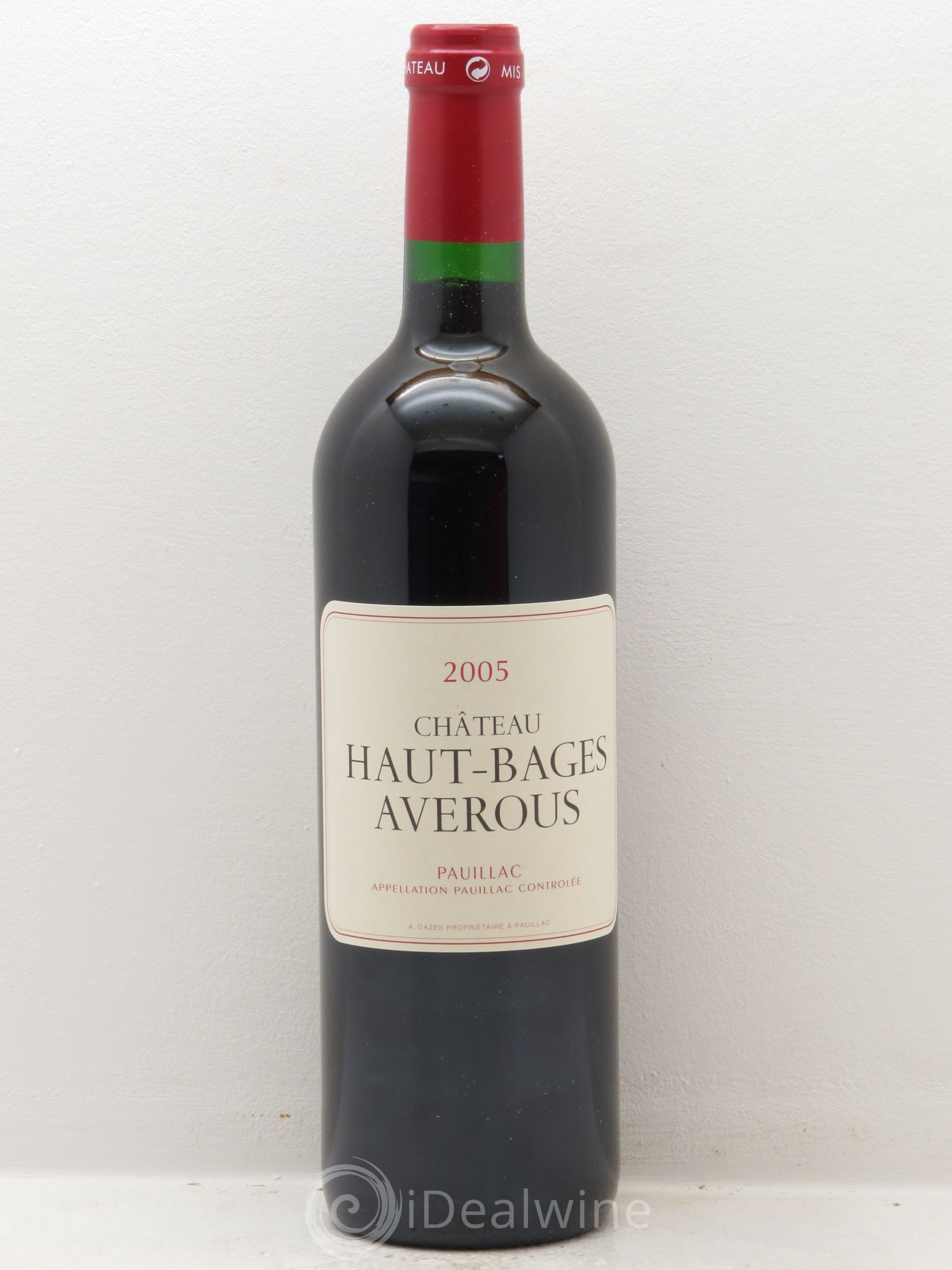 Château Haut Bages Averous Cru Bourgeois 2005 - Lot de 1 bouteille - 0
