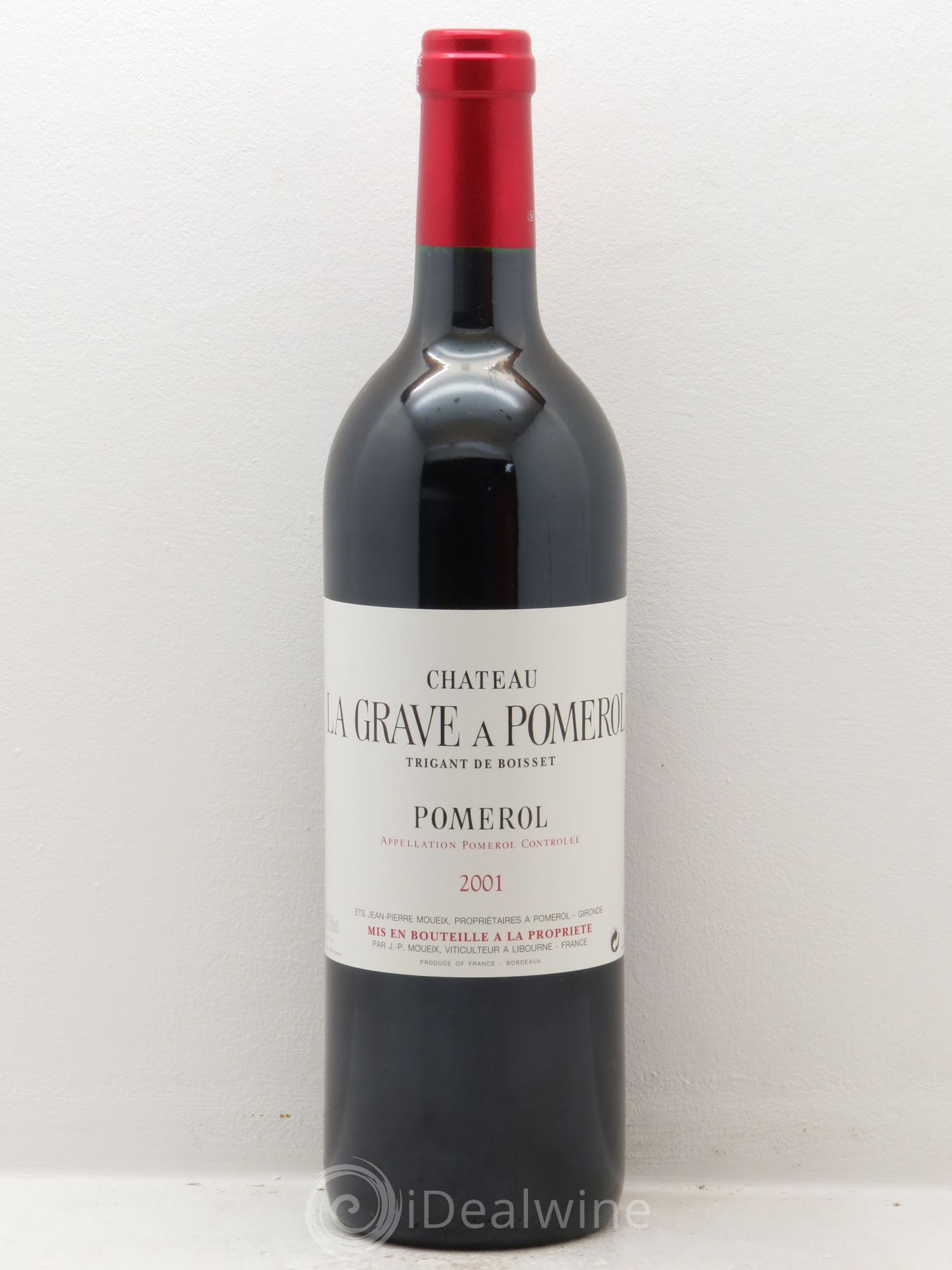 Château La Grave à Pomerol (Trigant de Boisset) 2001 - Lot de 1 bouteille - 0