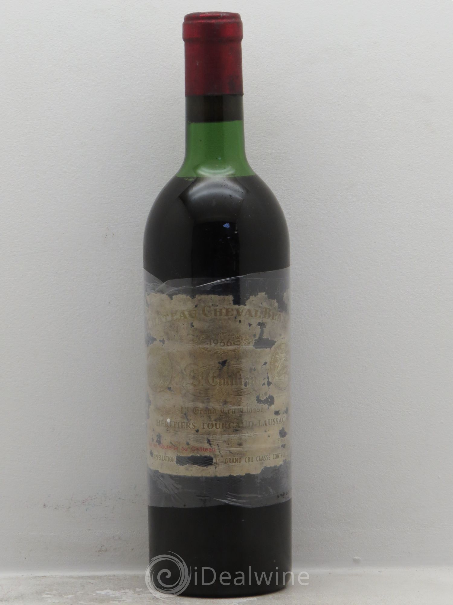 Château Cheval Blanc 1er Grand Cru Classé A 1966 - Lot de 1 bouteille - 0