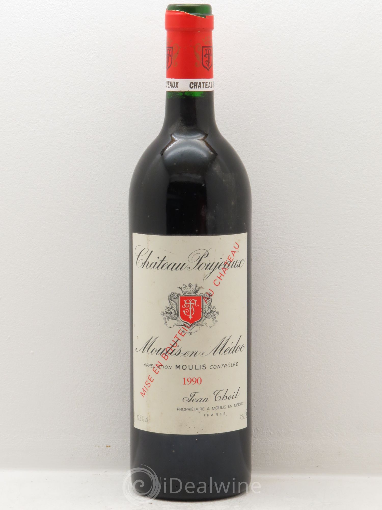 Château Poujeaux 1990 - Lot de 1 bouteille - 0