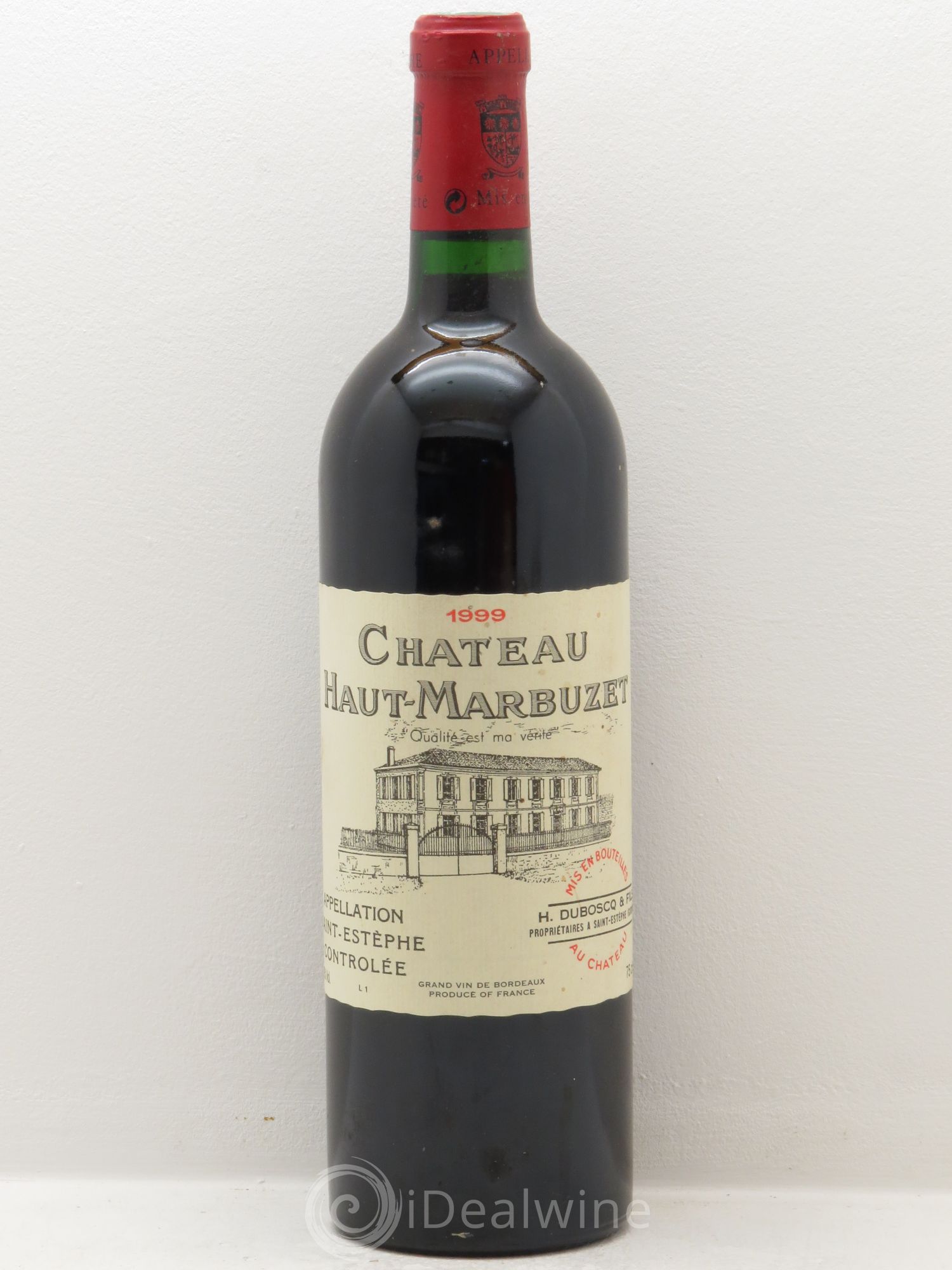 Château Haut Marbuzet 1999 - Lot de 1 bouteille - 0