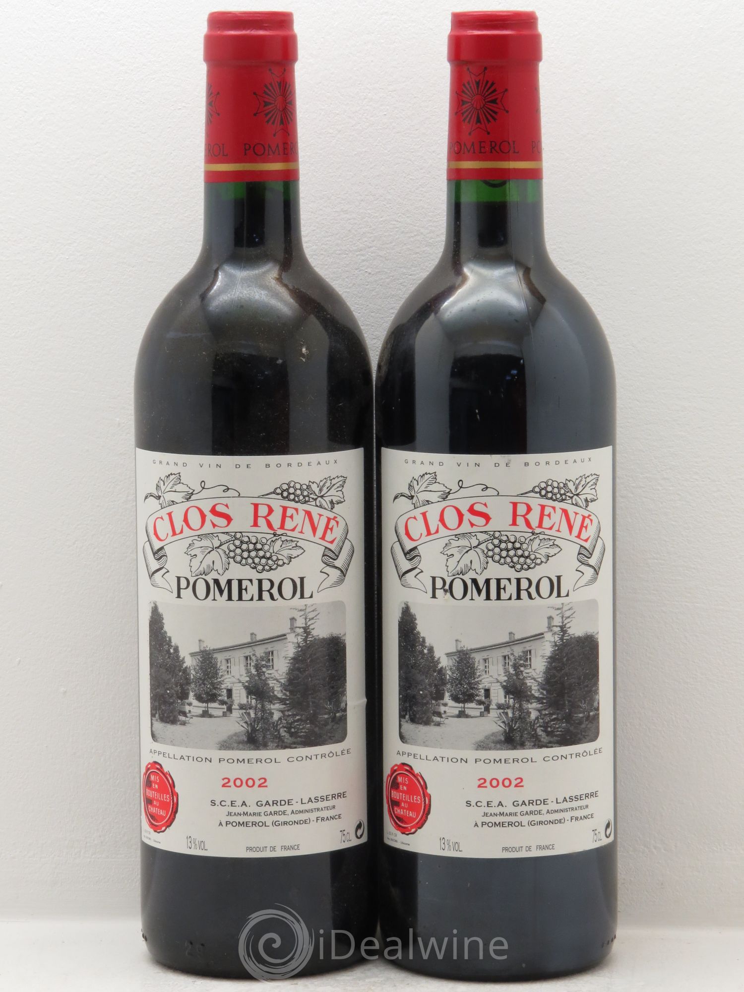 Clos René 2002 - Lot of 2 bottles - 0