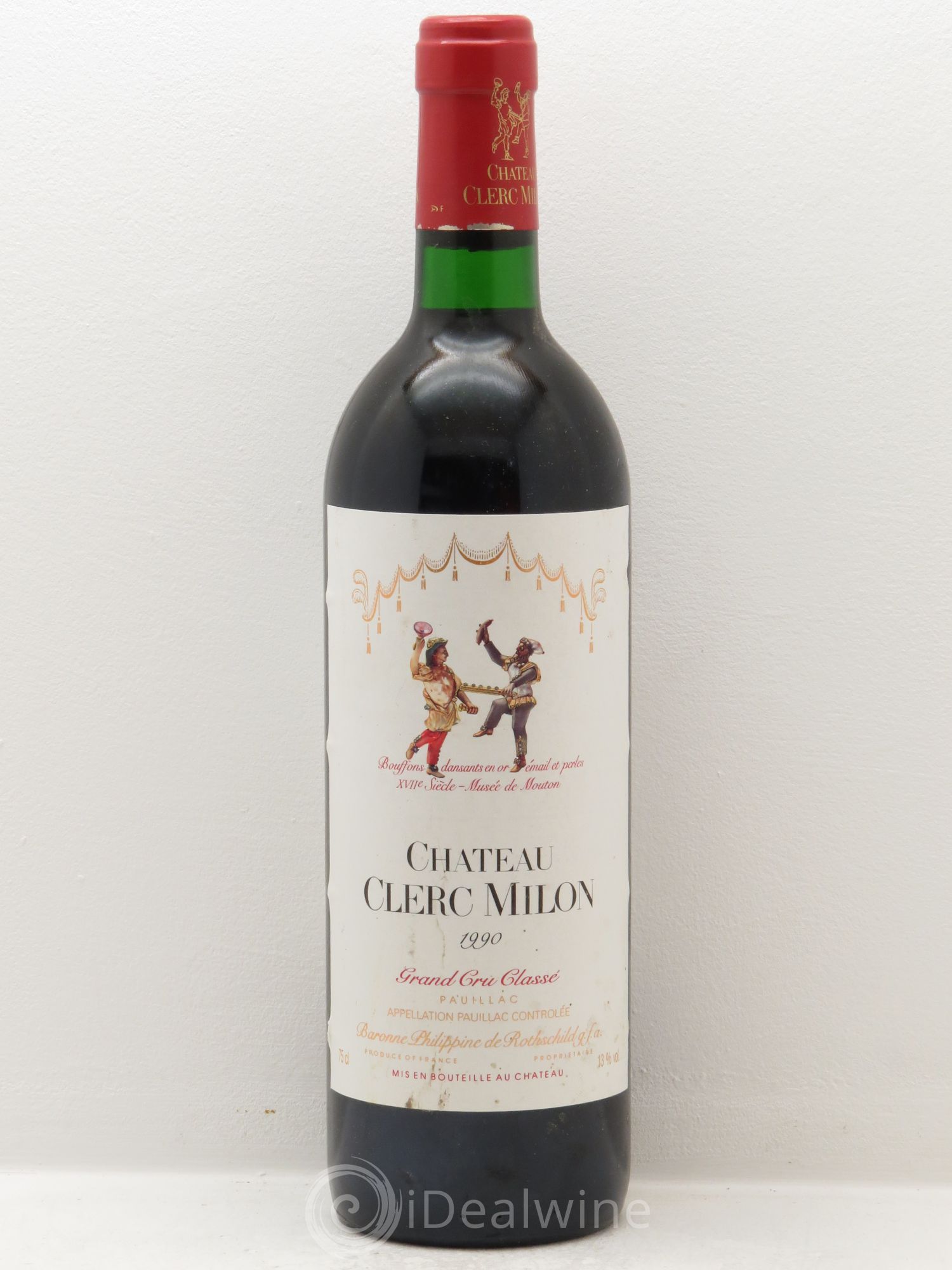 Château Clerc Milon 5ème Grand Cru Classé 1990 - Lot de 1 bouteille - 0