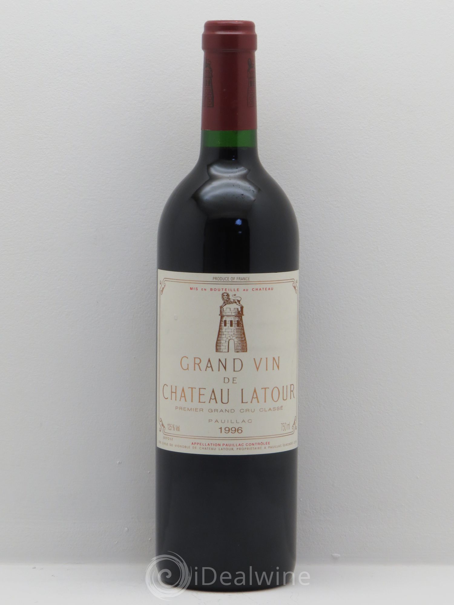 Château Latour 1er Grand Cru Classé 1996 - Lot de 1 bouteille - 0