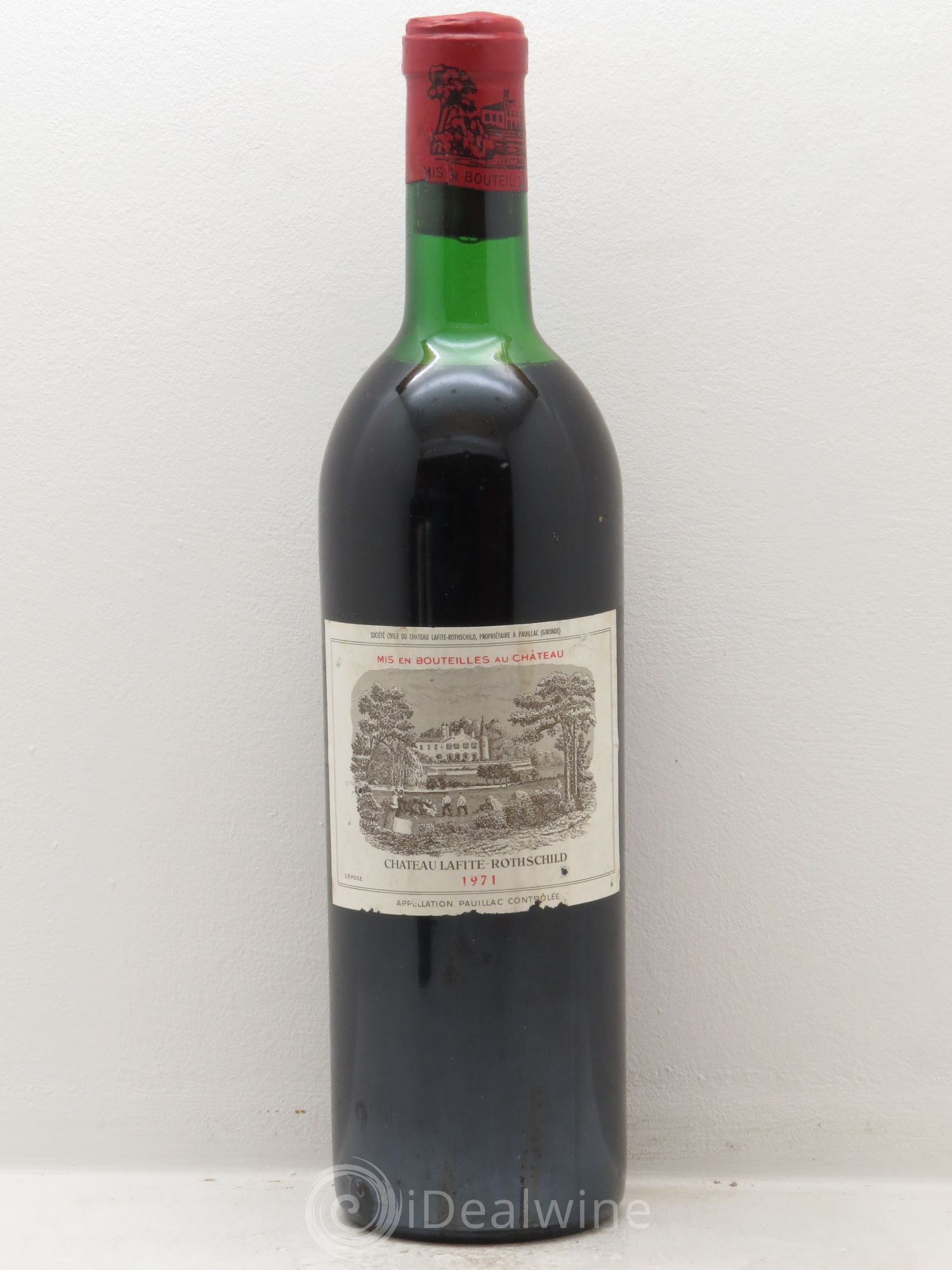 Château Lafite Rothschild 1er Grand Cru Classé 1971 - Lot de 1 bouteille - 0