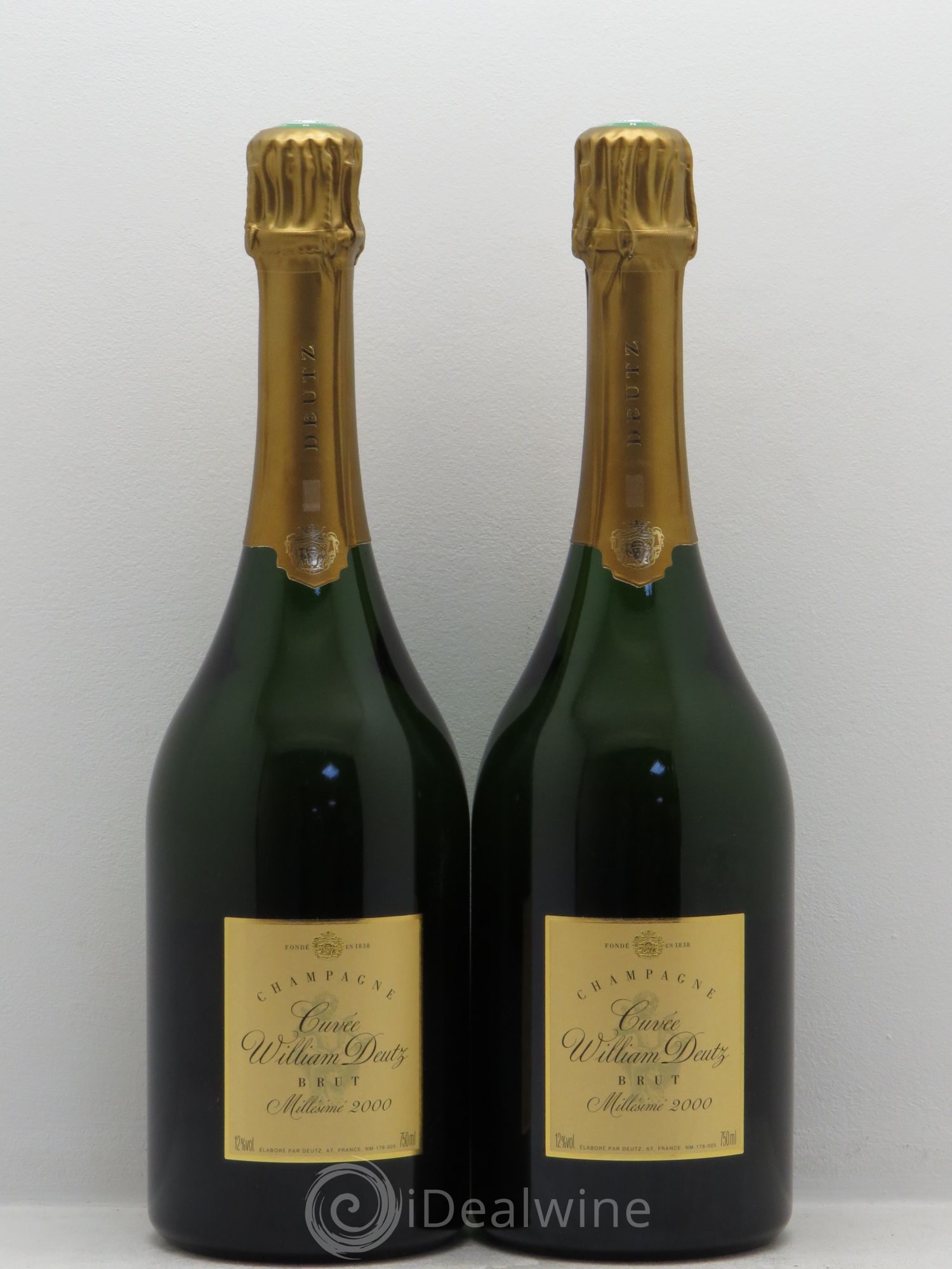 Cuvée William Deutz Deutz 2000 - Lot de 2 bouteilles - 0