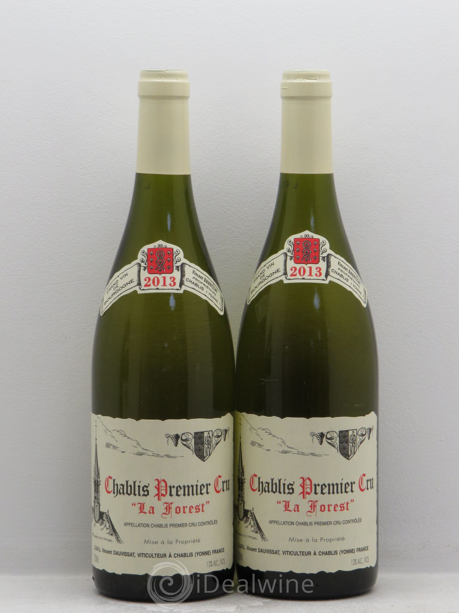 Chablis 1er Cru La Forest Vincent Dauvissat (Domaine) 2013 - Lot de 2 bouteilles - 0