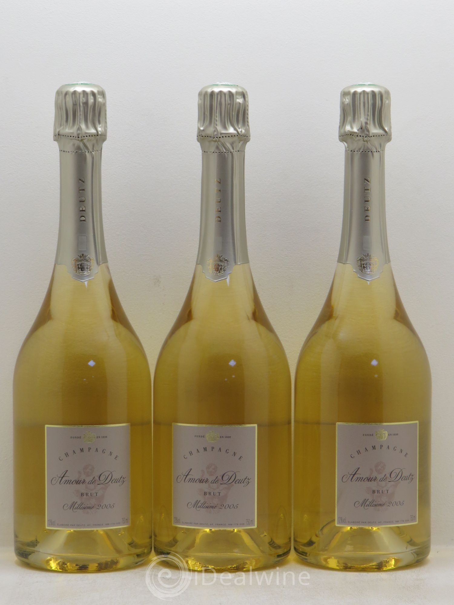 Amour de Deutz Brut Deutz 2005 - Lot de 3 bouteilles - 0