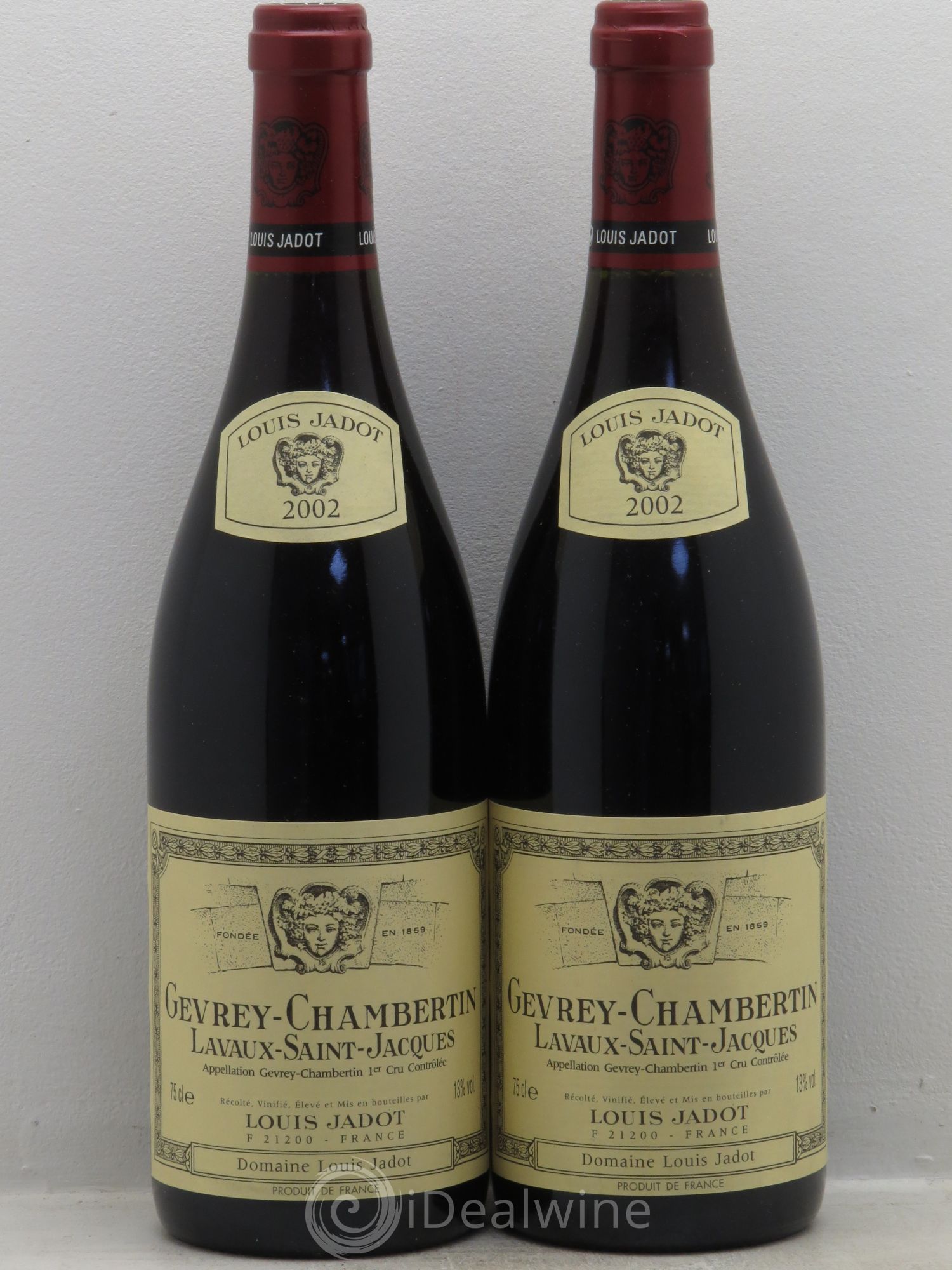 Gevrey-Chambertin 1er Cru 2002 - Lot de 2 bouteilles - 0